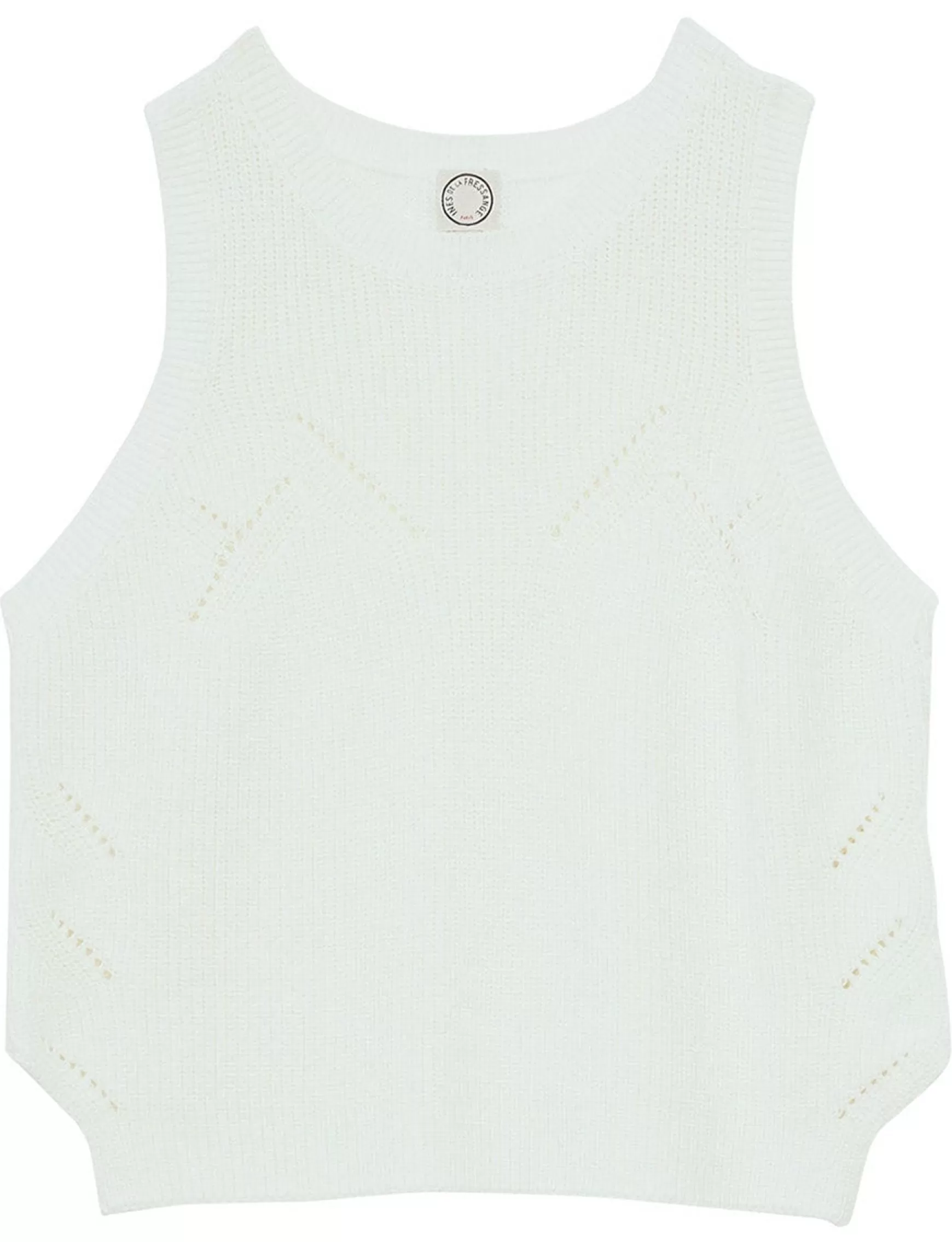 Ines de la Fressange Paris Agatha ecru sleeveless jumper Cheap