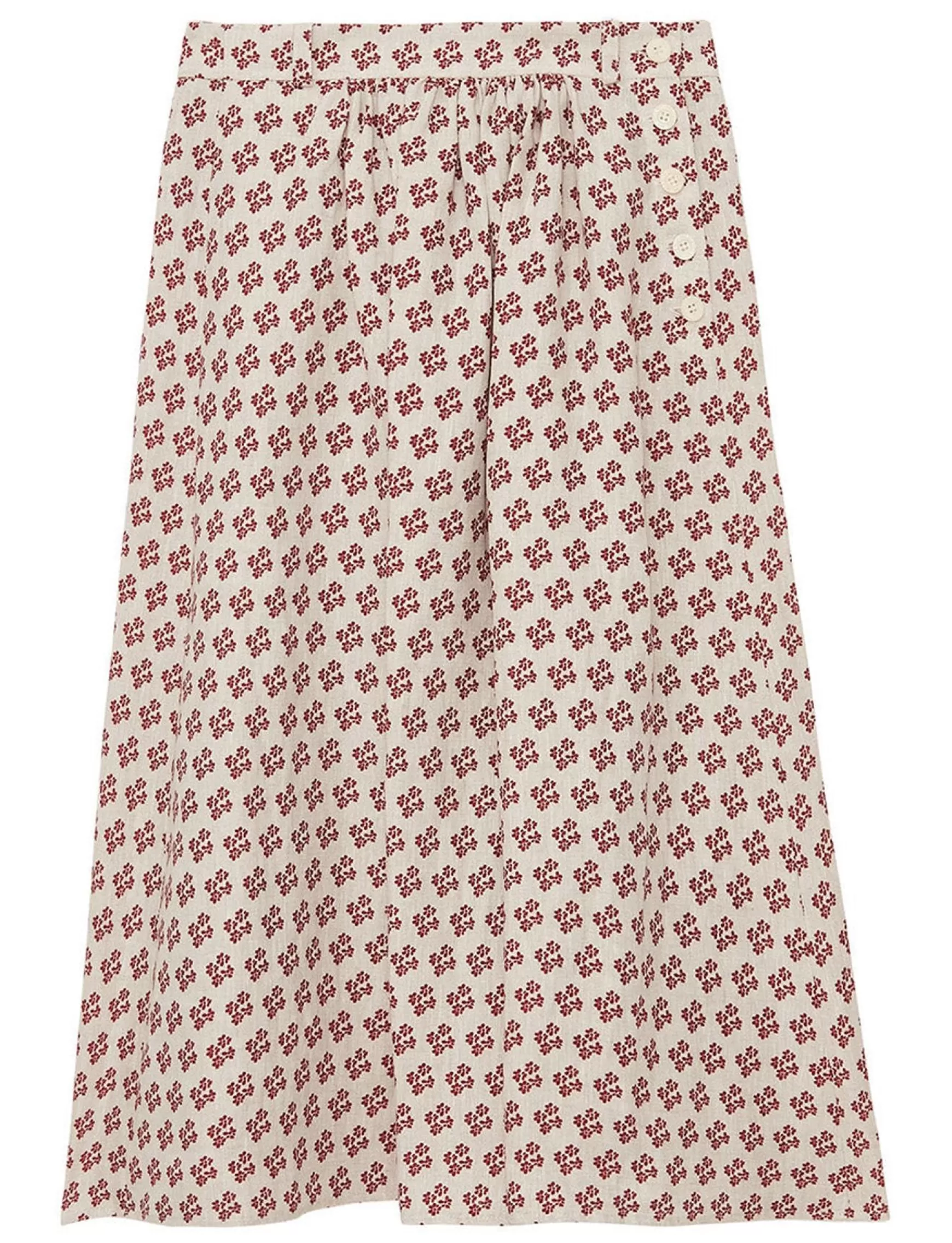 Ines de la Fressange Paris Alix skirt in linen Hot