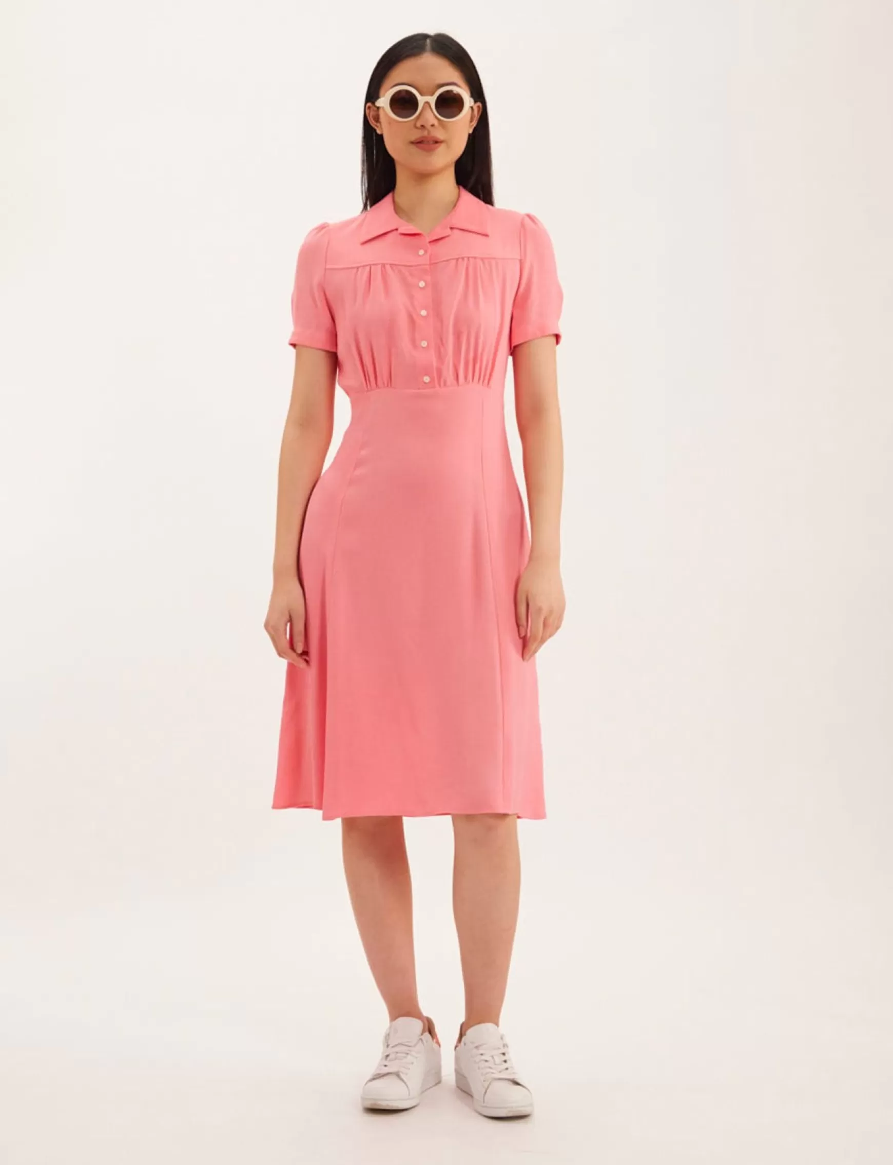 Ines de la Fressange Paris Angele pink dress Clearance