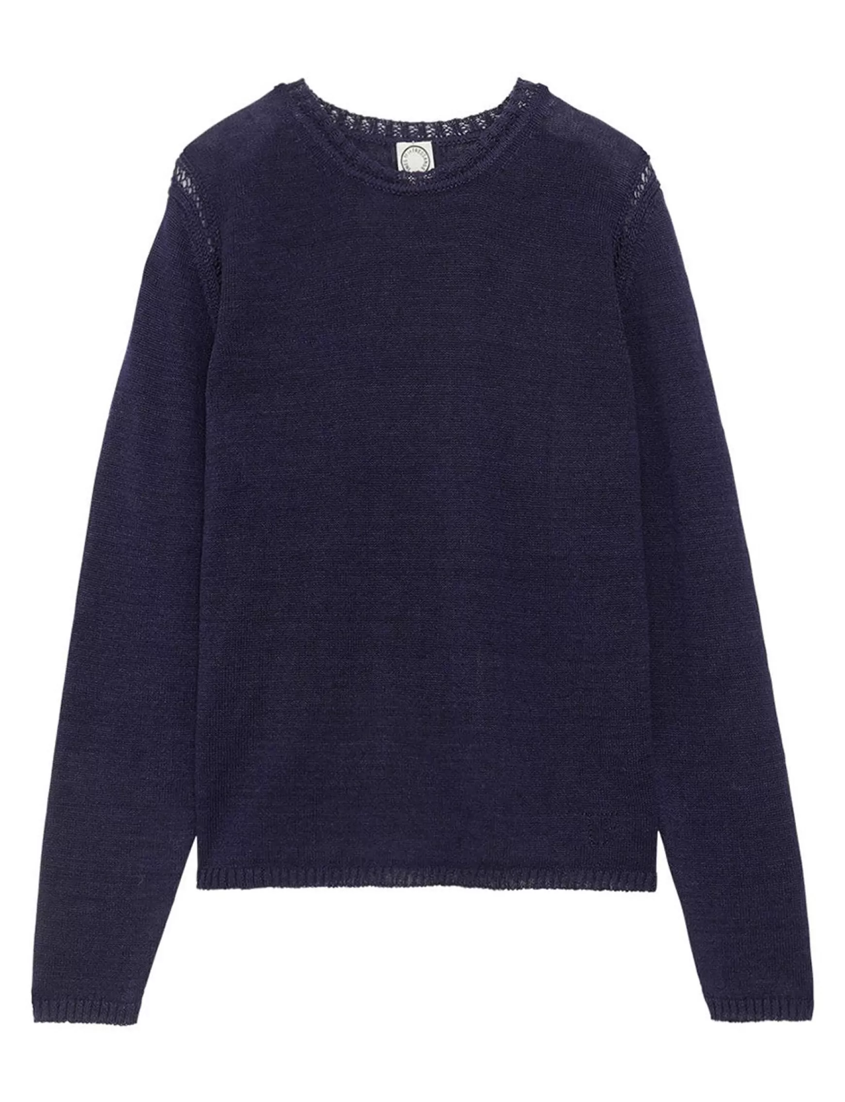 Ines de la Fressange Paris Angelina blue linen jumper Flash Sale