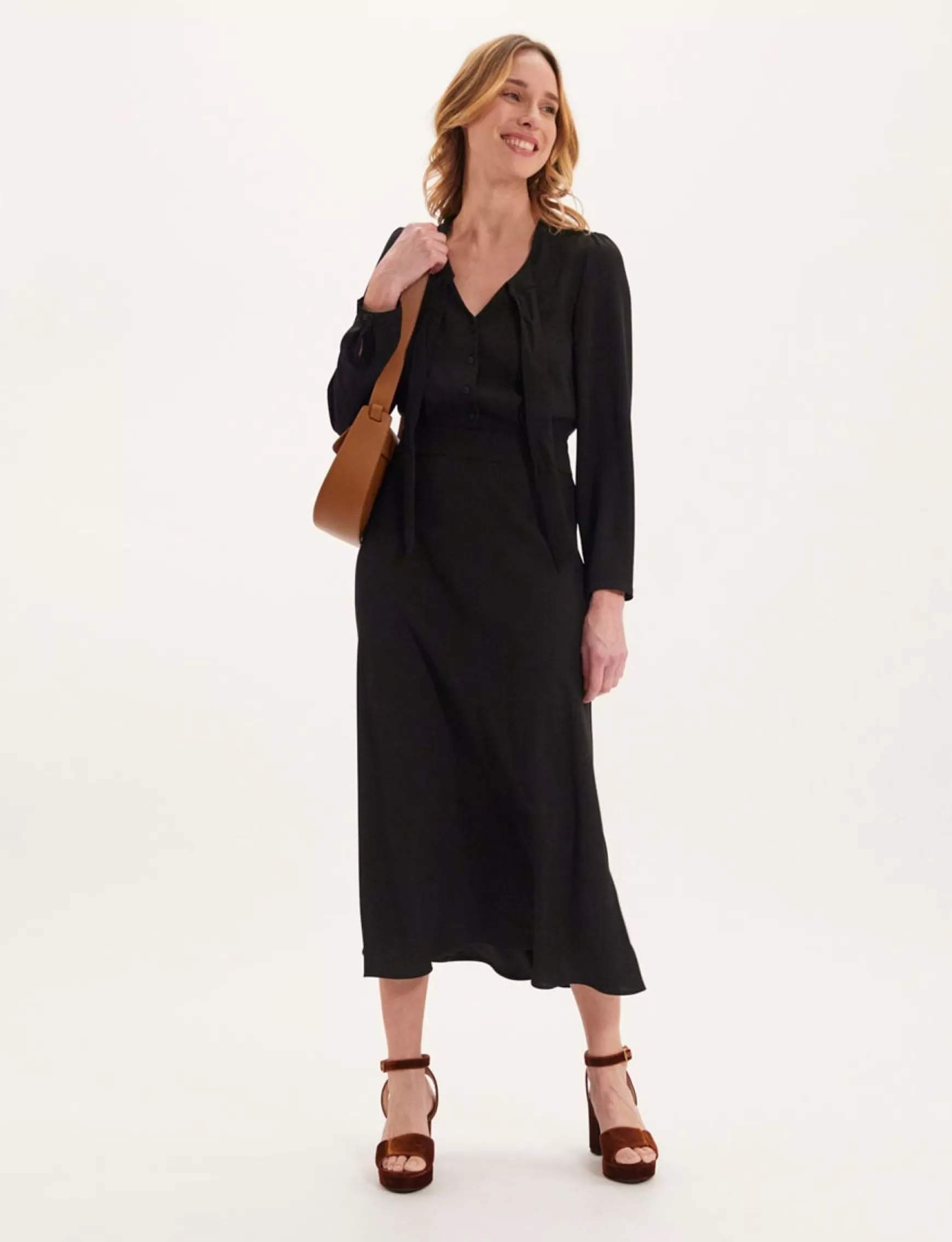 Ines de la Fressange Paris Ariel black dress Shop