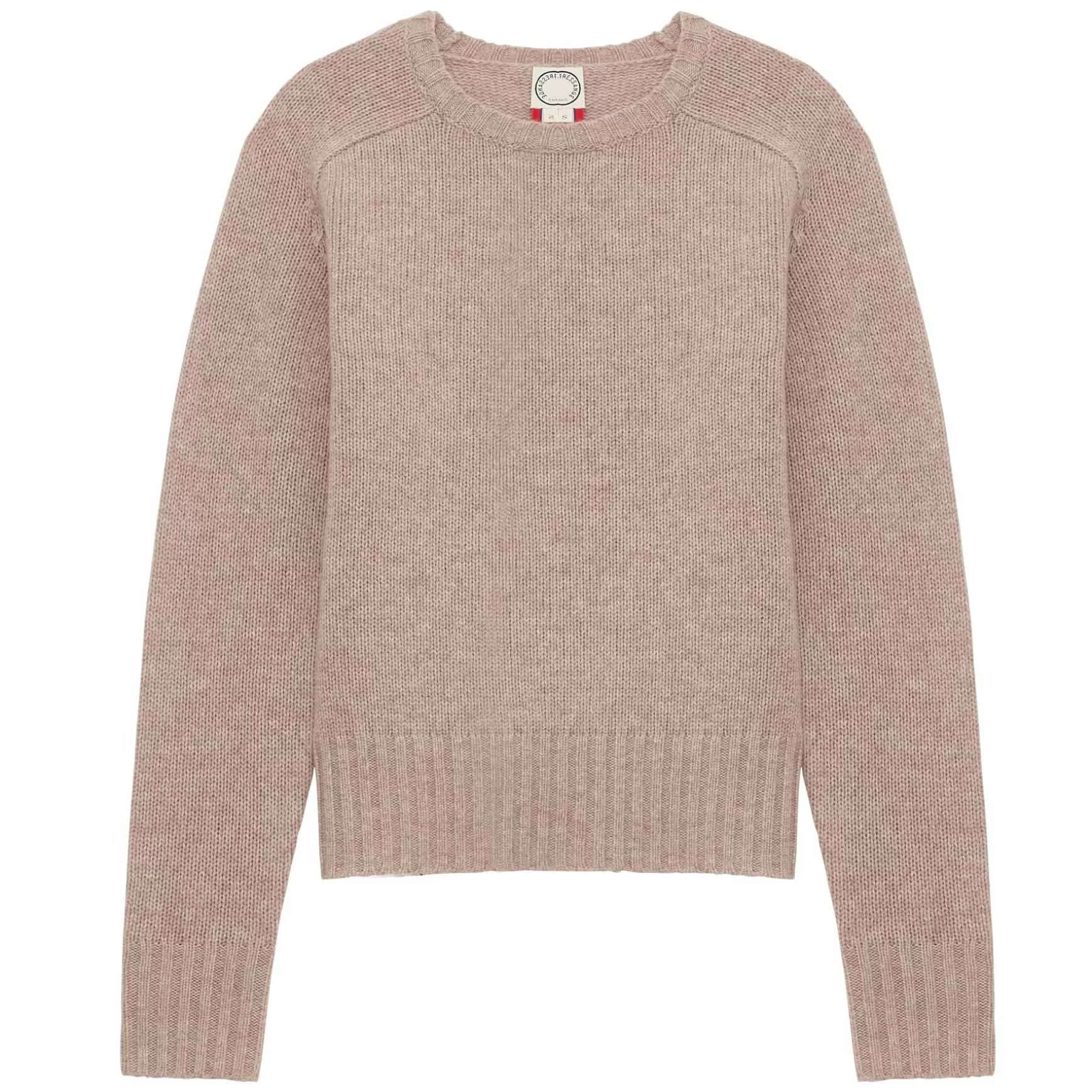 Ines de la Fressange Paris Arthur jumper in beige wool and cashmere Sale