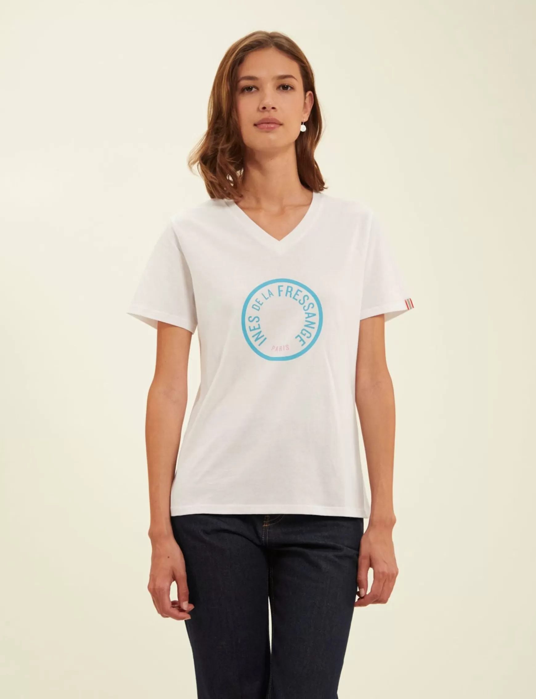 Ines de la Fressange Paris Aurora white T-shirt Outlet