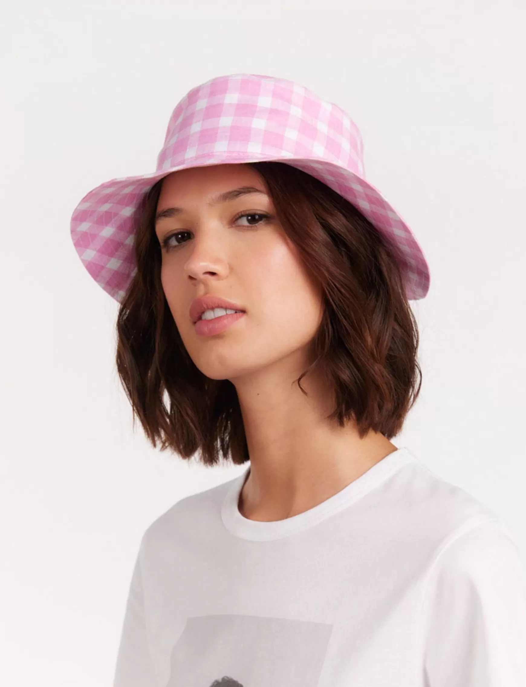 Ines de la Fressange Paris Bob Andrès Vichy pink Online