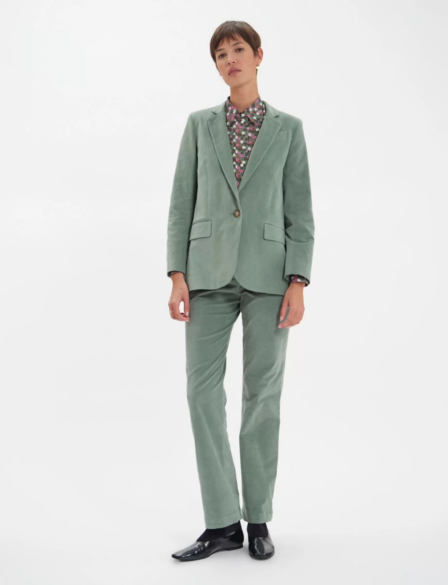 Ines de la Fressange Paris Bruna mint-green jacket Sale