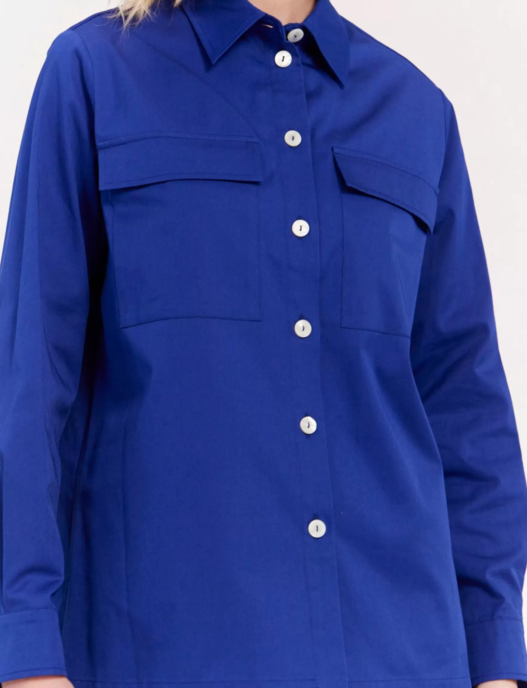 Ines de la Fressange Paris Chandler blue shirt Cheap