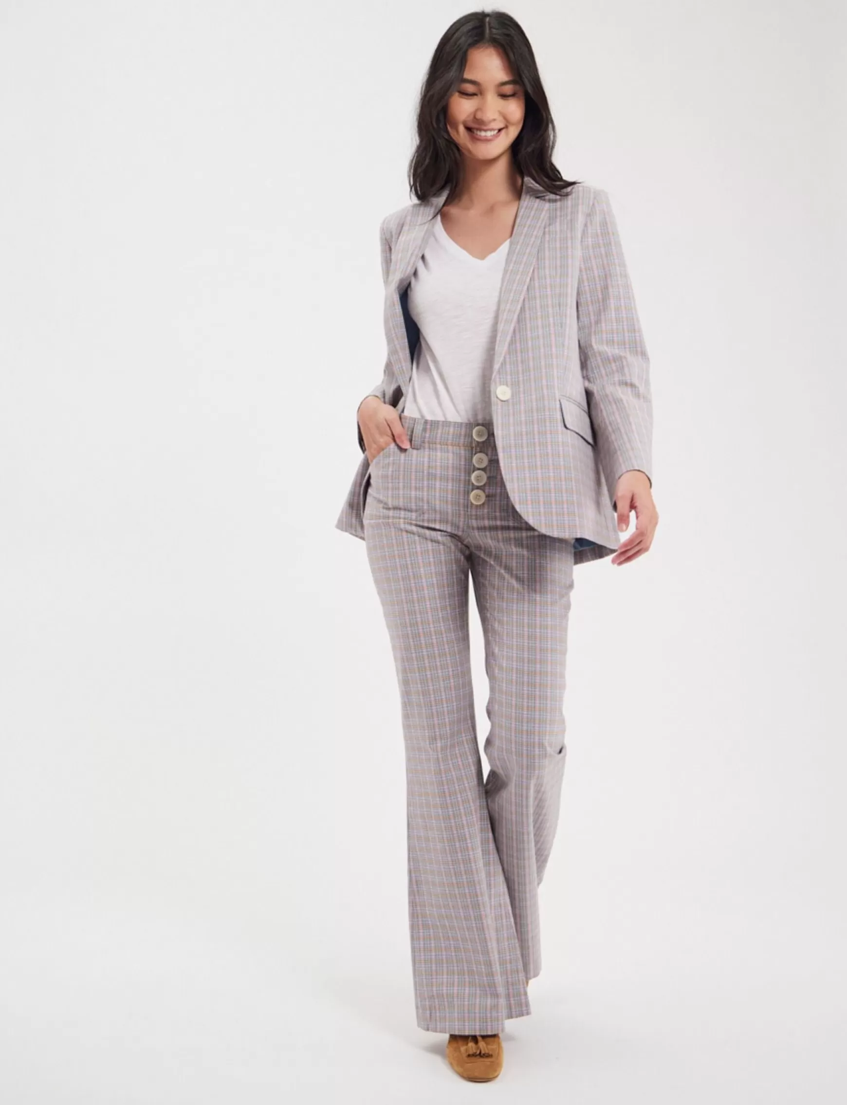 Ines de la Fressange Paris Charlotte Multicolour Trousers Online