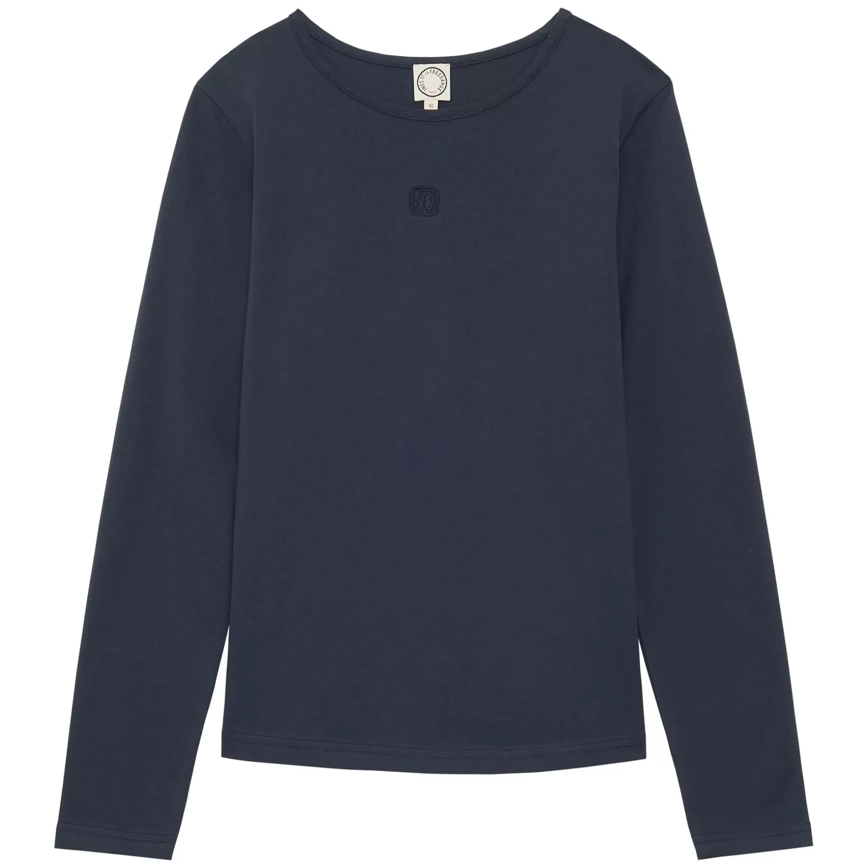 Ines de la Fressange Paris Cindy navy long-sleeved T-shirt Cheap