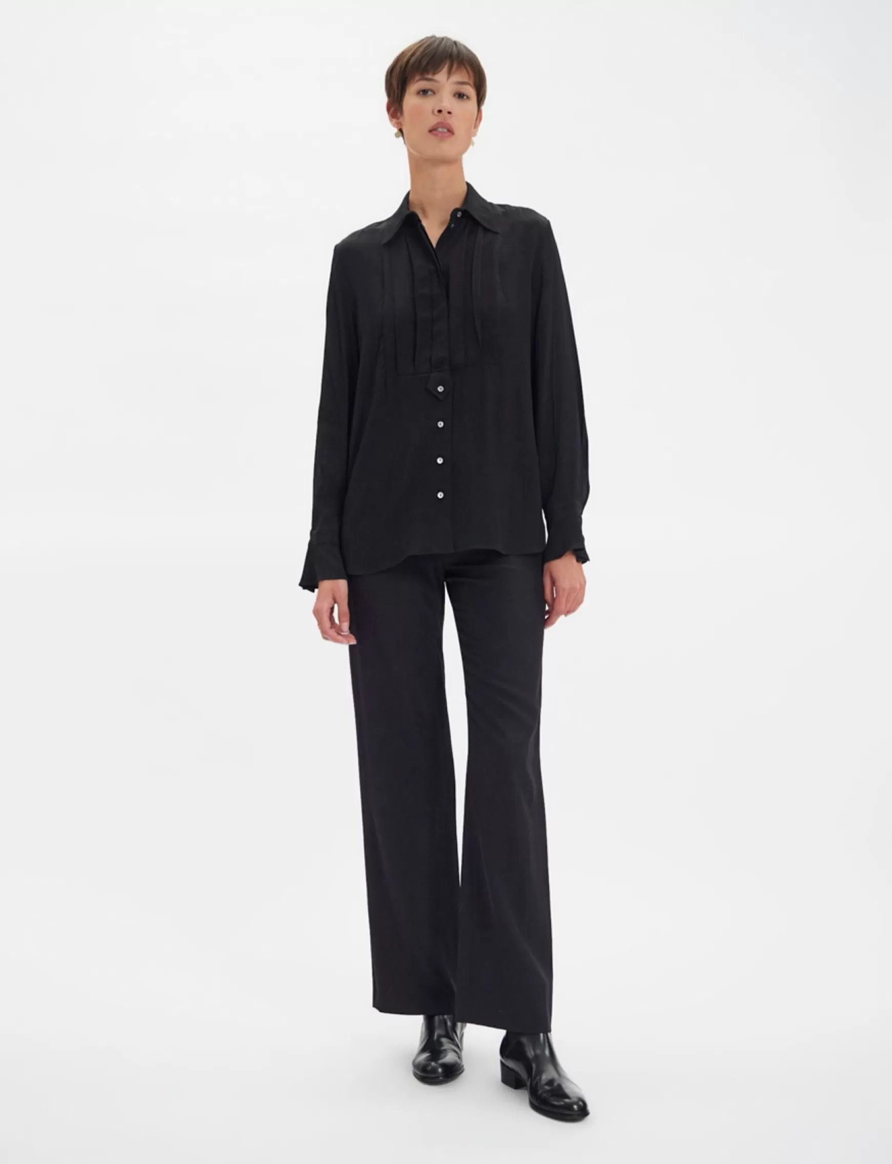 Ines de la Fressange Paris Clara black shirt Discount