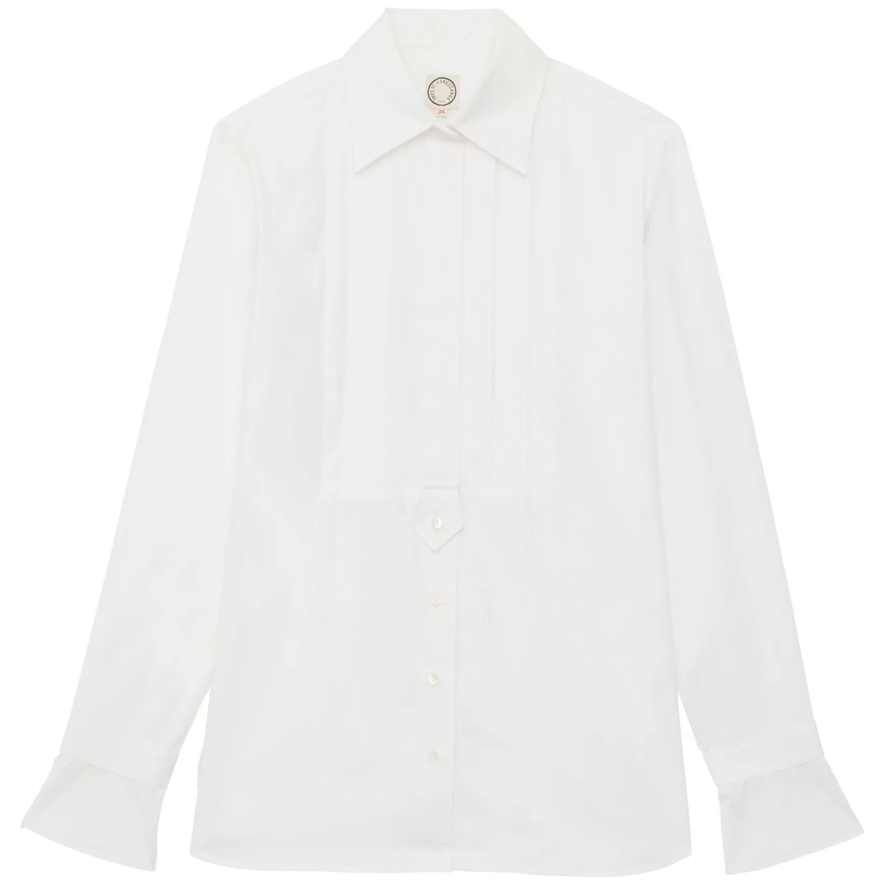 Ines de la Fressange Paris Clara white cotton shirt Fashion