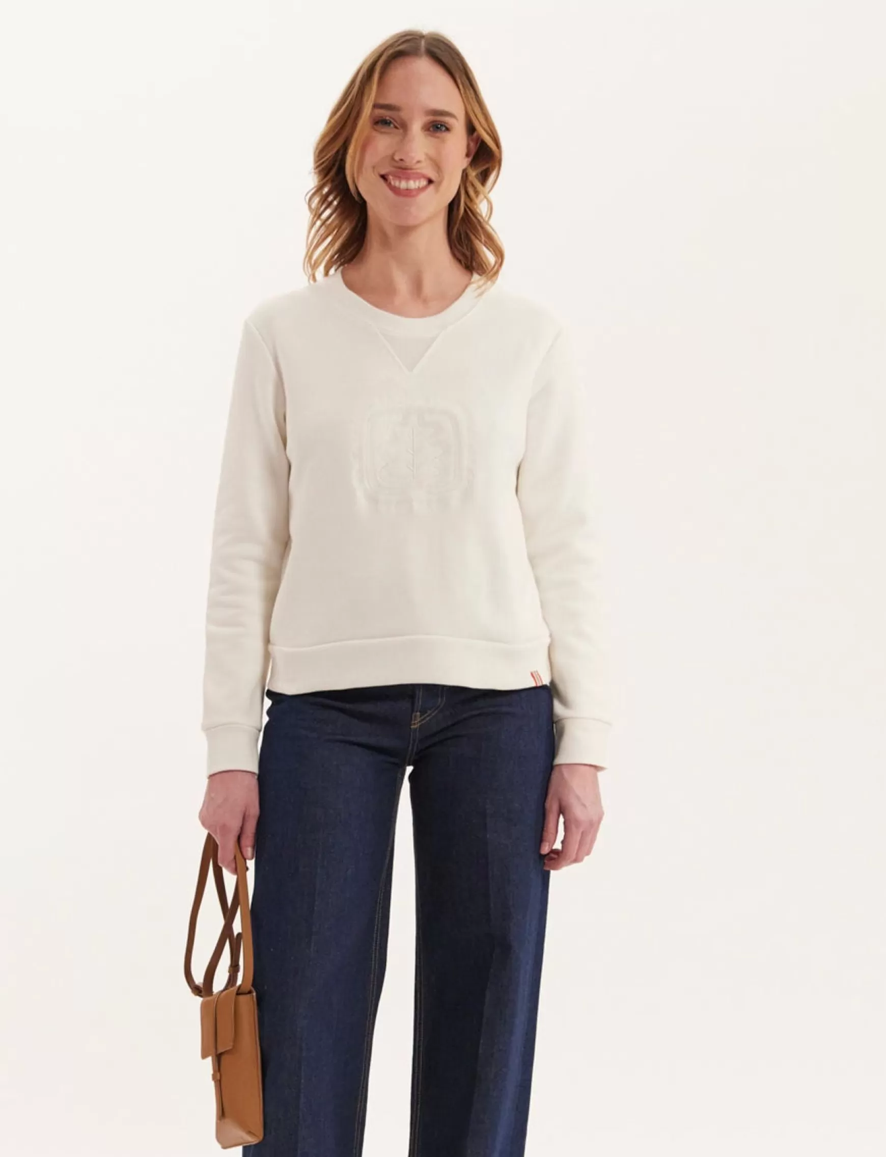 Ines de la Fressange Paris Clémence ecru sweater Cheap