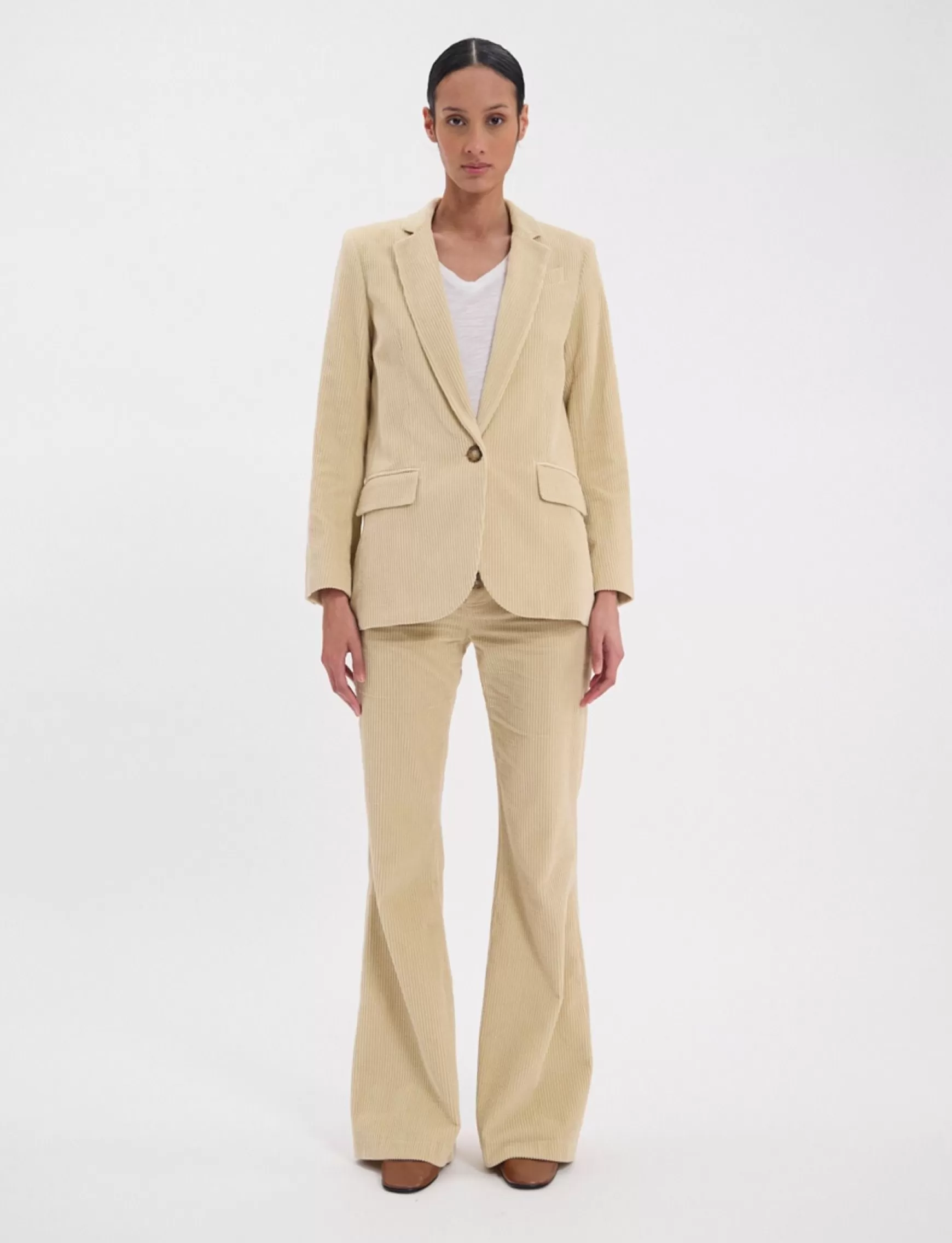 Ines de la Fressange Paris Cream Bruna jacket Sale