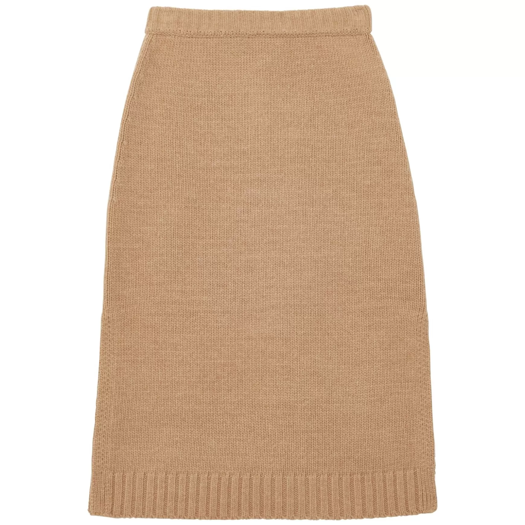 Ines de la Fressange Paris Damia skirt in camel wool Discount