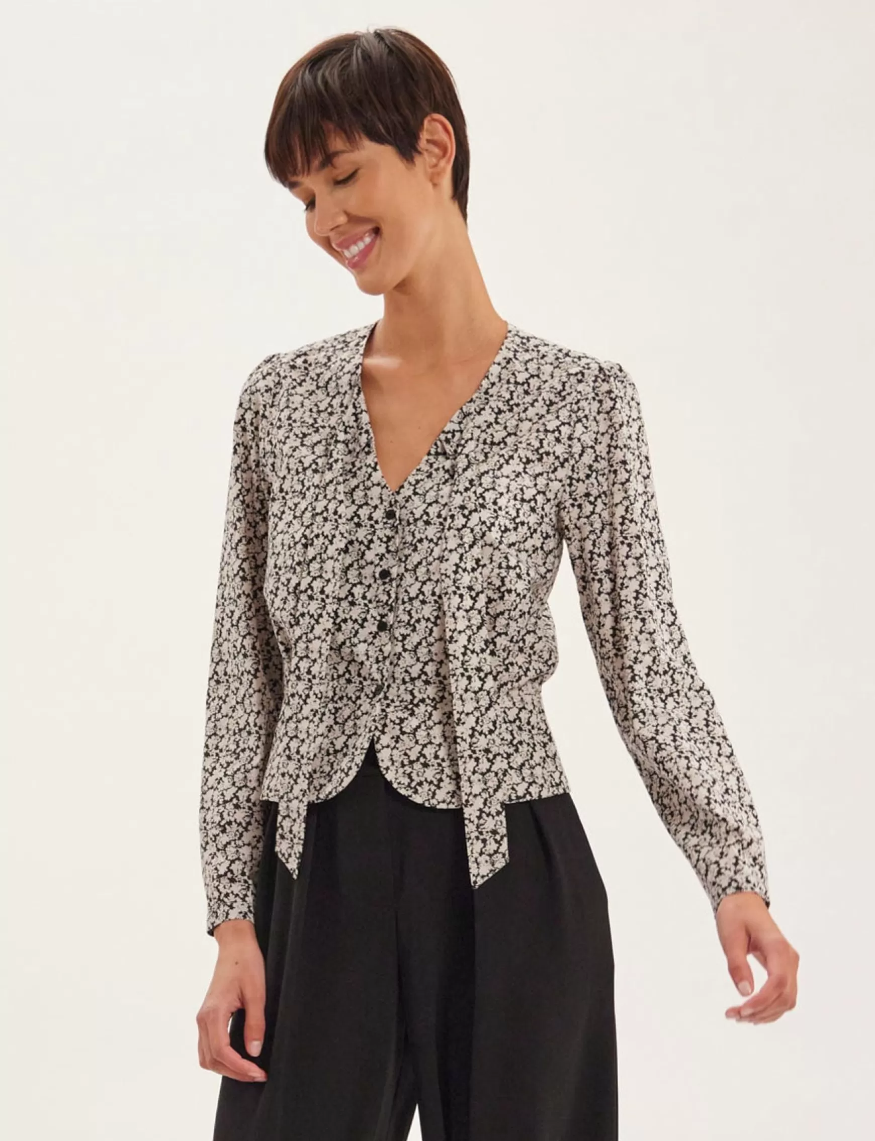 Ines de la Fressange Paris Emeline floral print top Sale