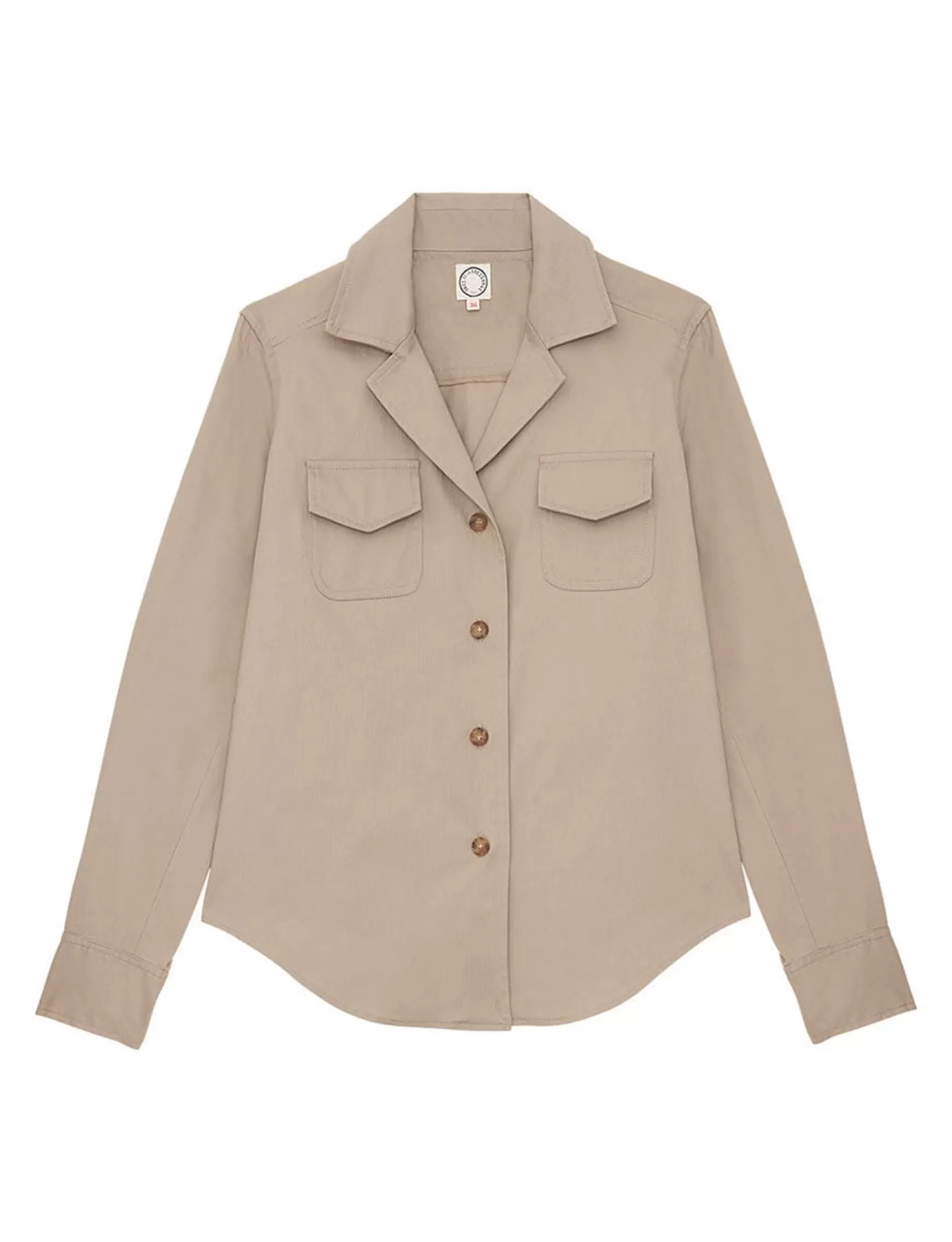 Ines de la Fressange Paris Evana beige shirt New