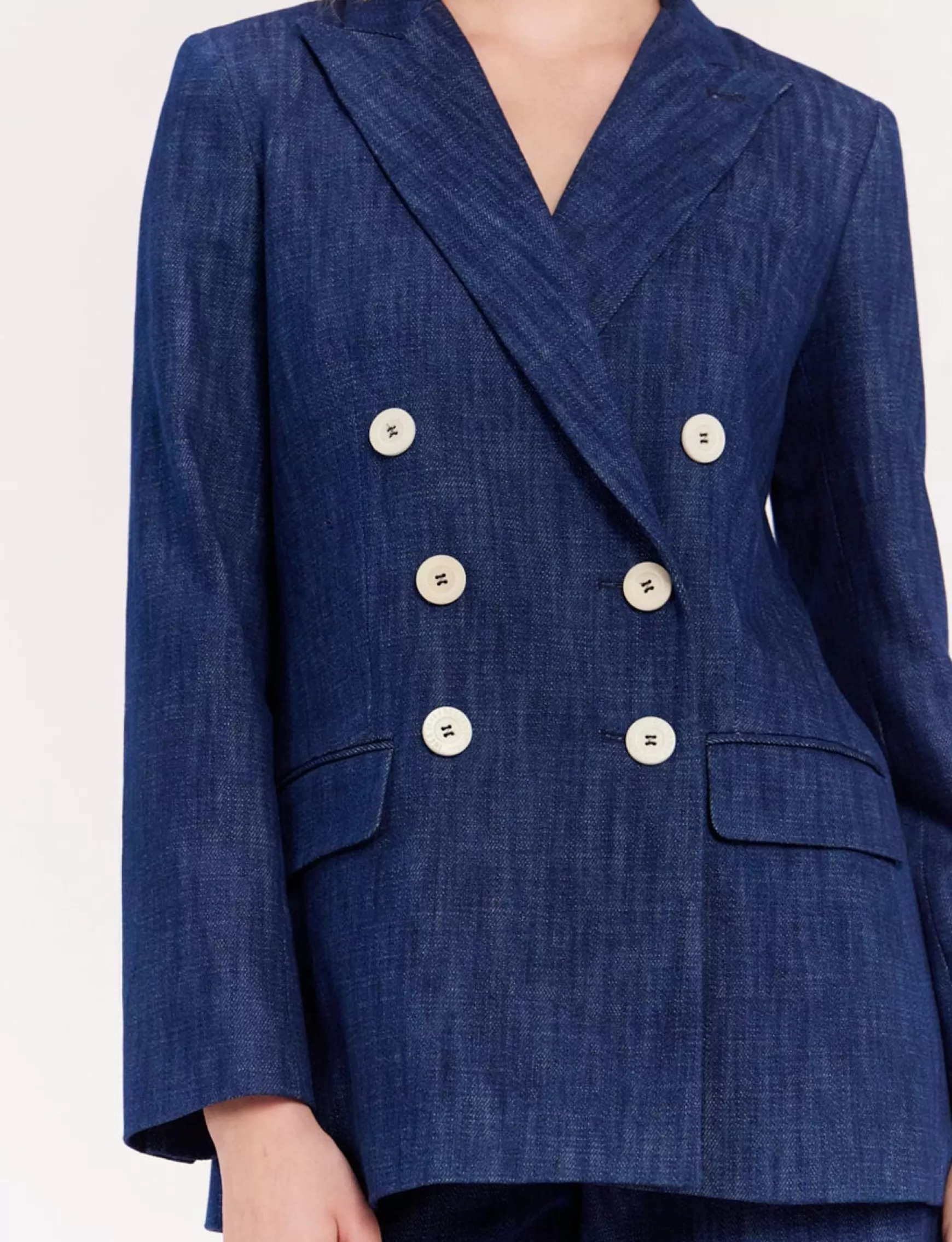 Ines de la Fressange Paris Ezio denim jacket Best Sale