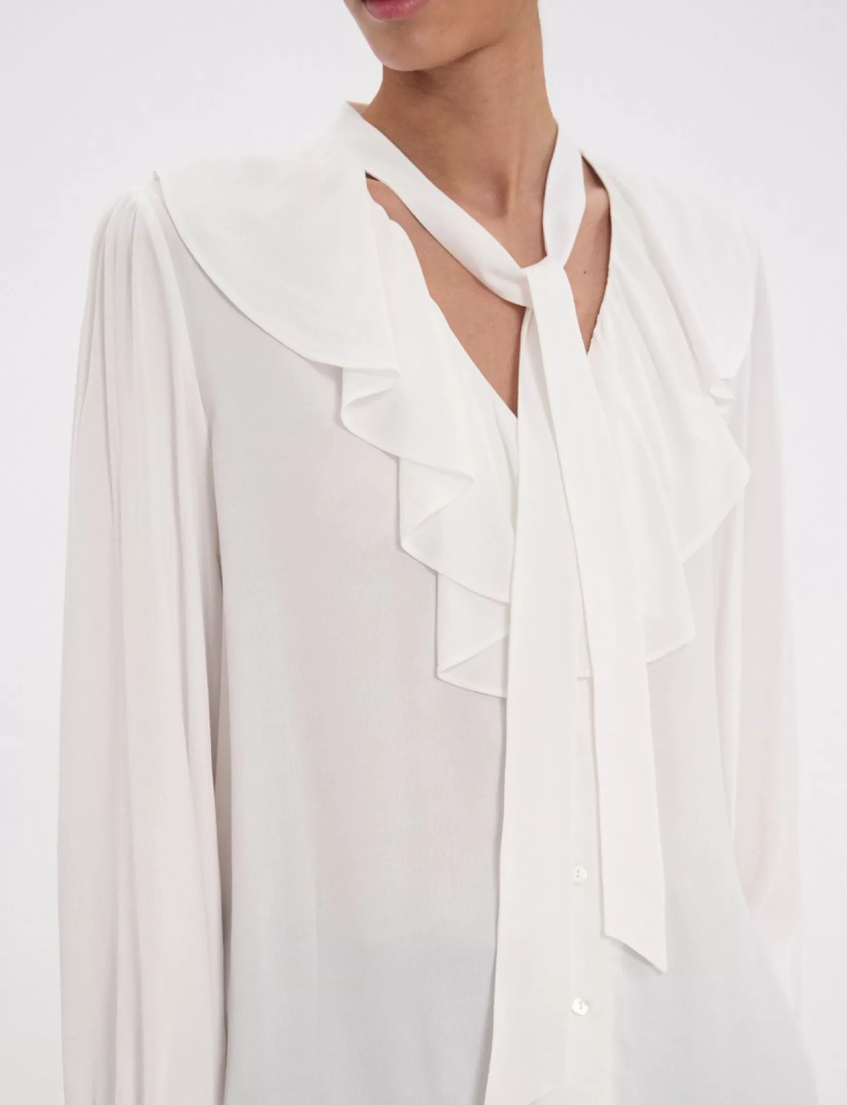 Ines de la Fressange Paris Fanfan ecru shirt Outlet