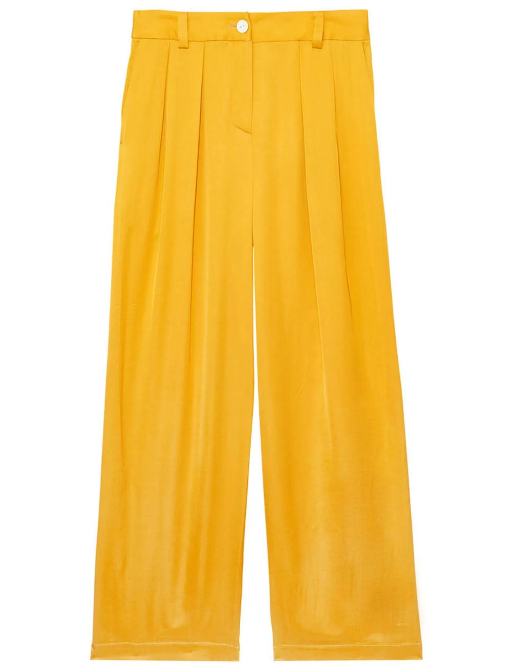 Ines de la Fressange Paris Fluid yellow buttercup Luciano trousers Discount