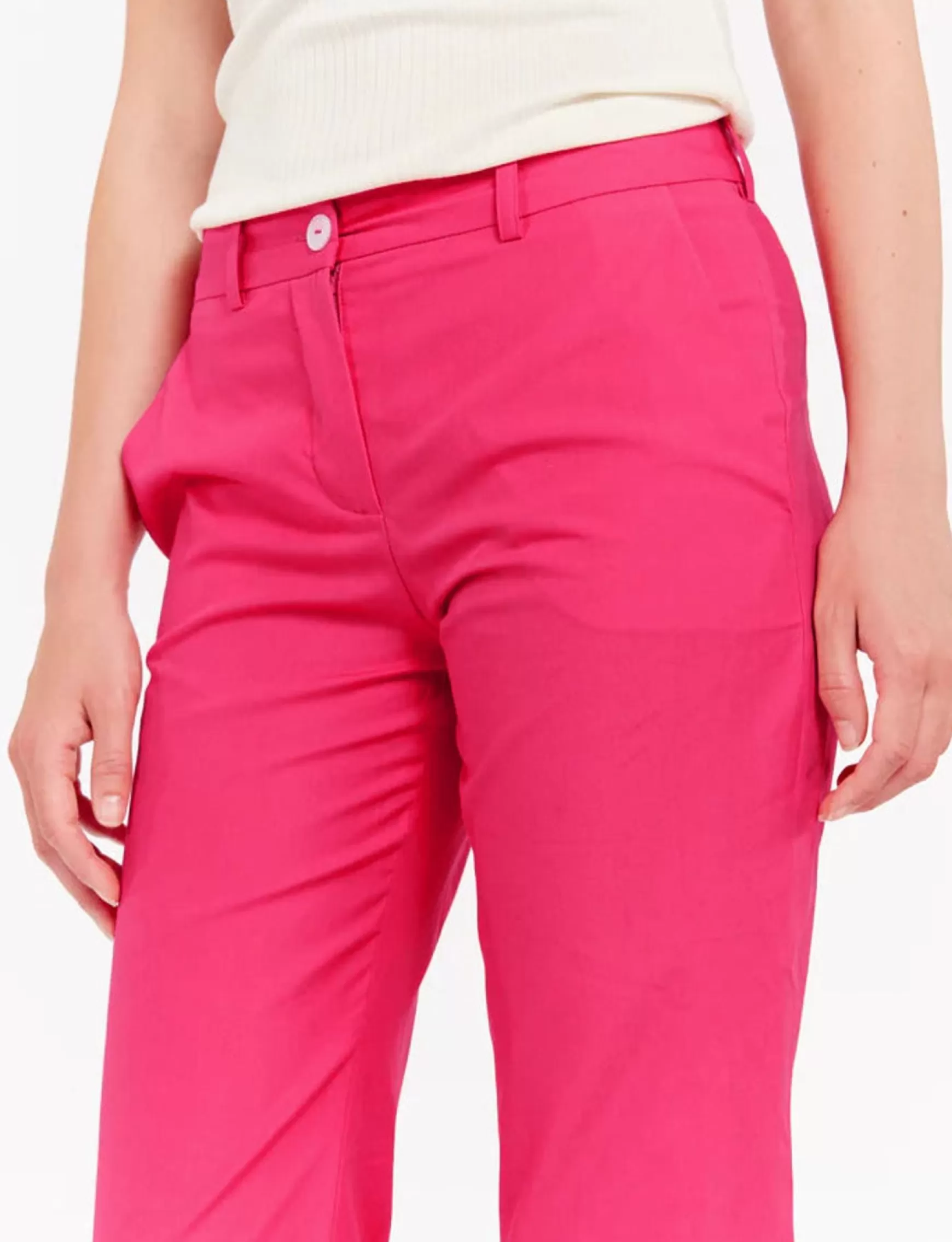 Ines de la Fressange Paris Francesca pink trousers Outlet