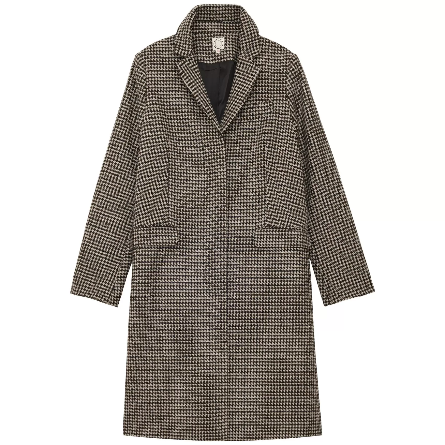 Ines de la Fressange Paris Franck houndstooth wool coat Flash Sale