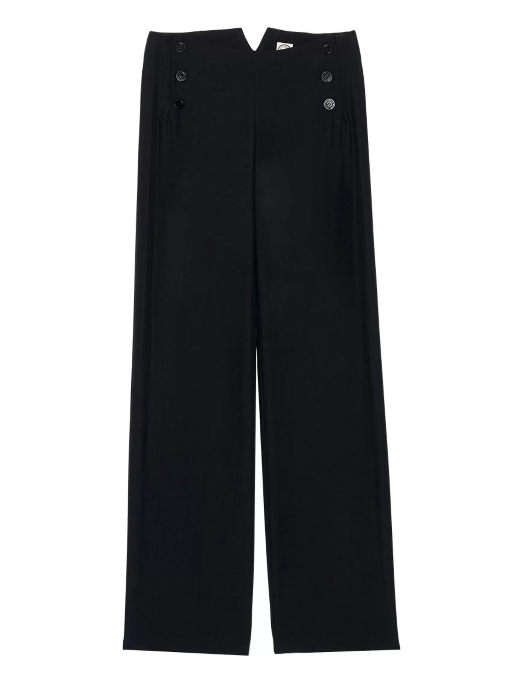 Ines de la Fressange Paris Gabriel black trousers OLD REF New