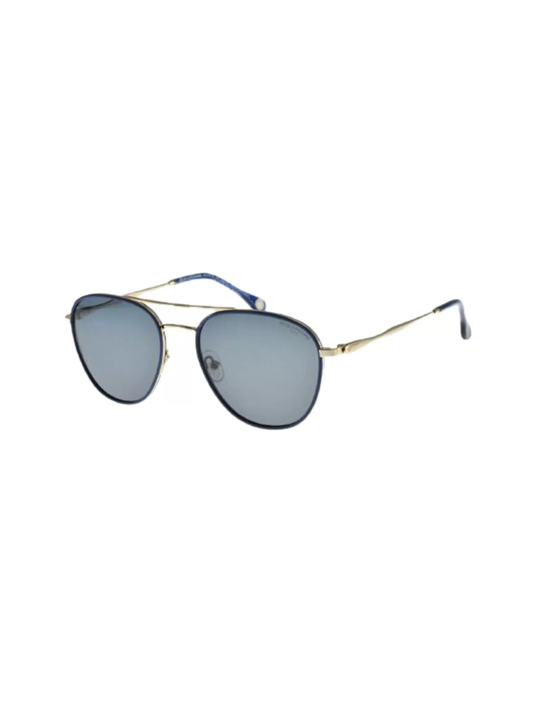 Ines de la Fressange Paris Garance blue and gold sunglasses New