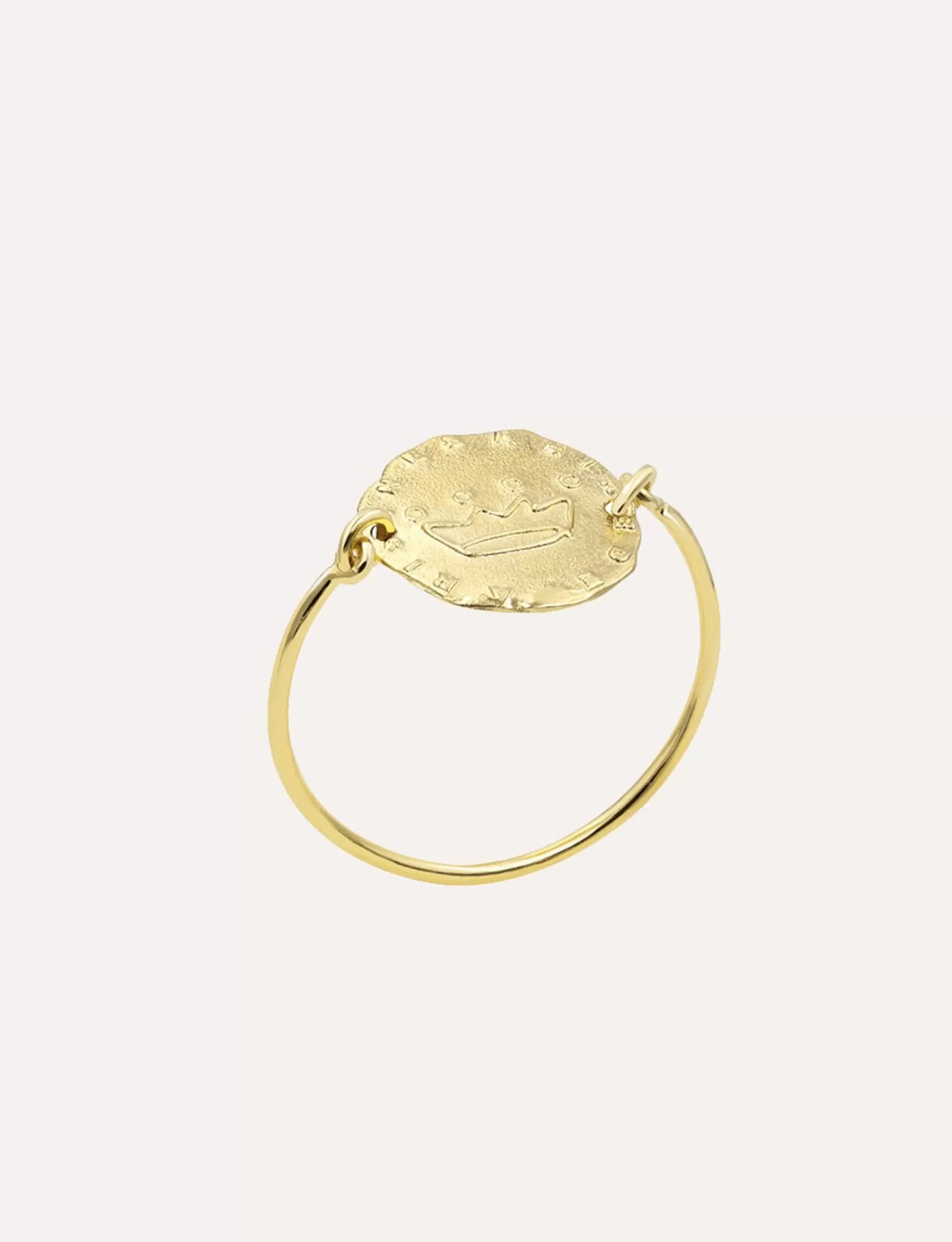 Ines de la Fressange Paris Gold-plated Lutetia Crown ring Fashion