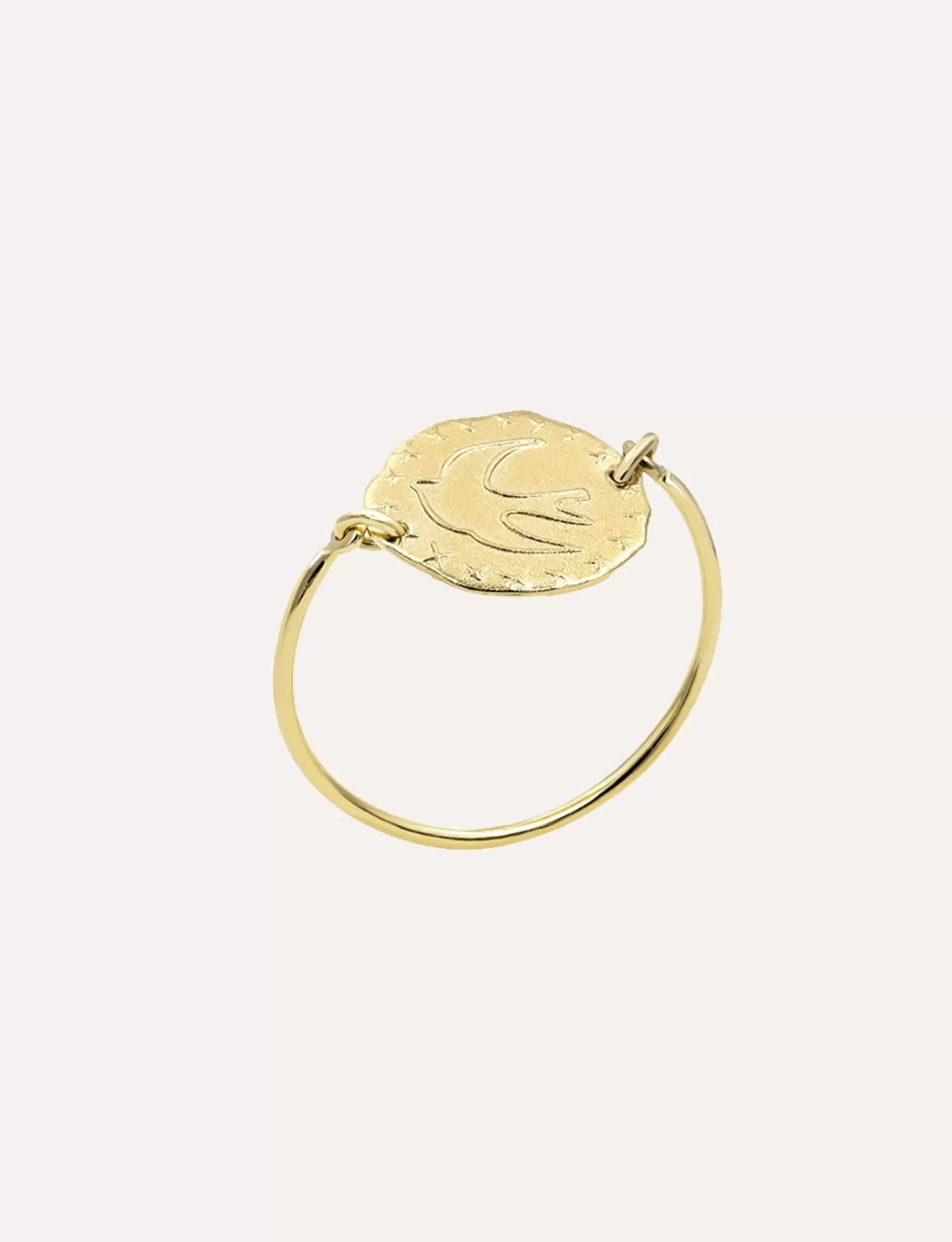 Ines de la Fressange Paris Gold-plated Lutetia dove ring Flash Sale