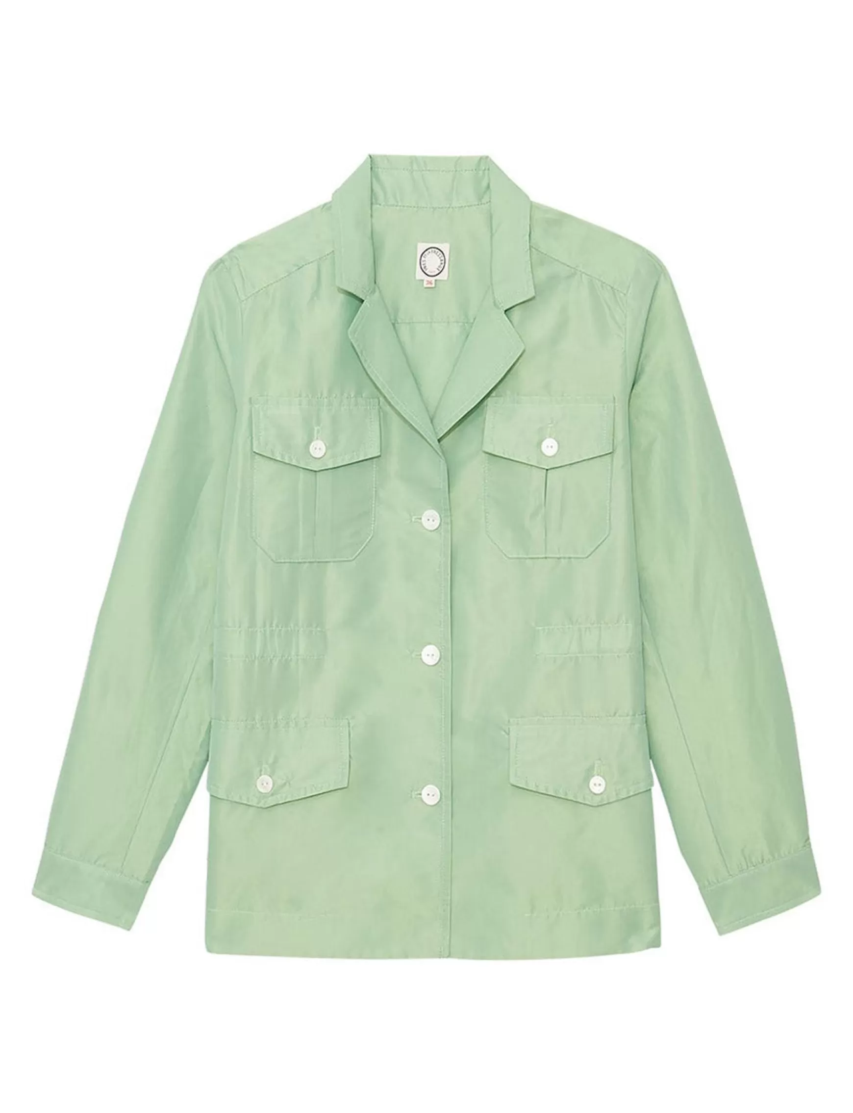 Ines de la Fressange Paris Green Flipper jacket Clearance