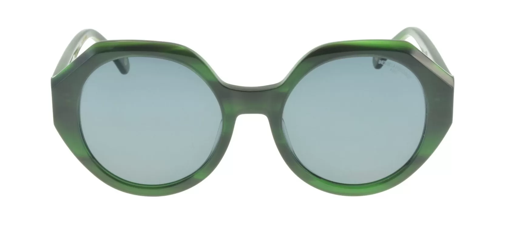 Ines de la Fressange Paris Green marbled Ornella sunglasses Clearance