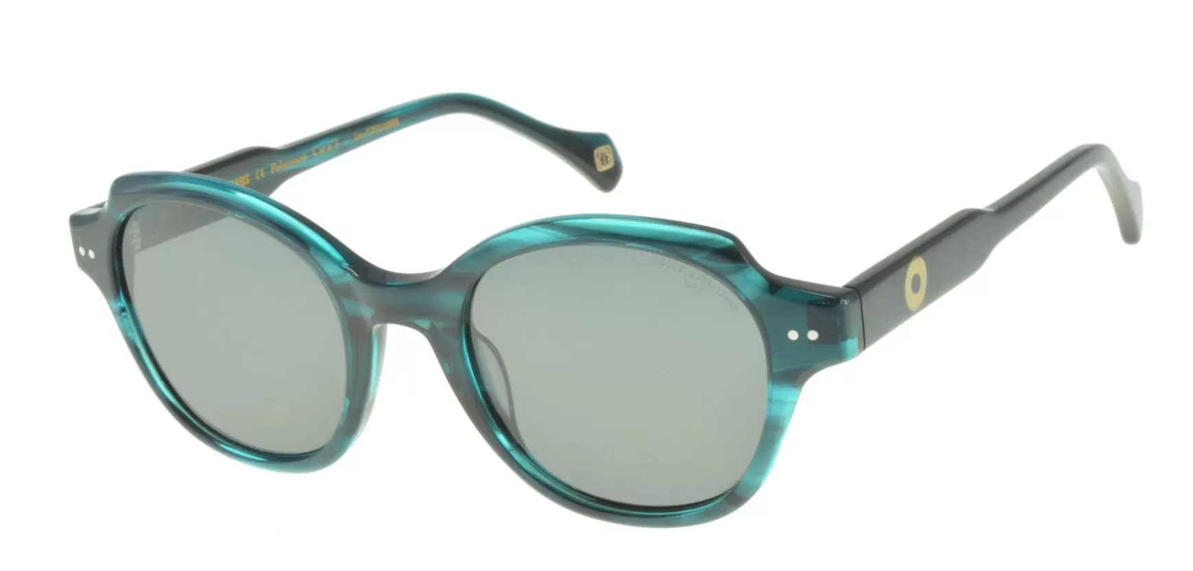 Ines de la Fressange Paris Julianne translucent green sunglasses Shop