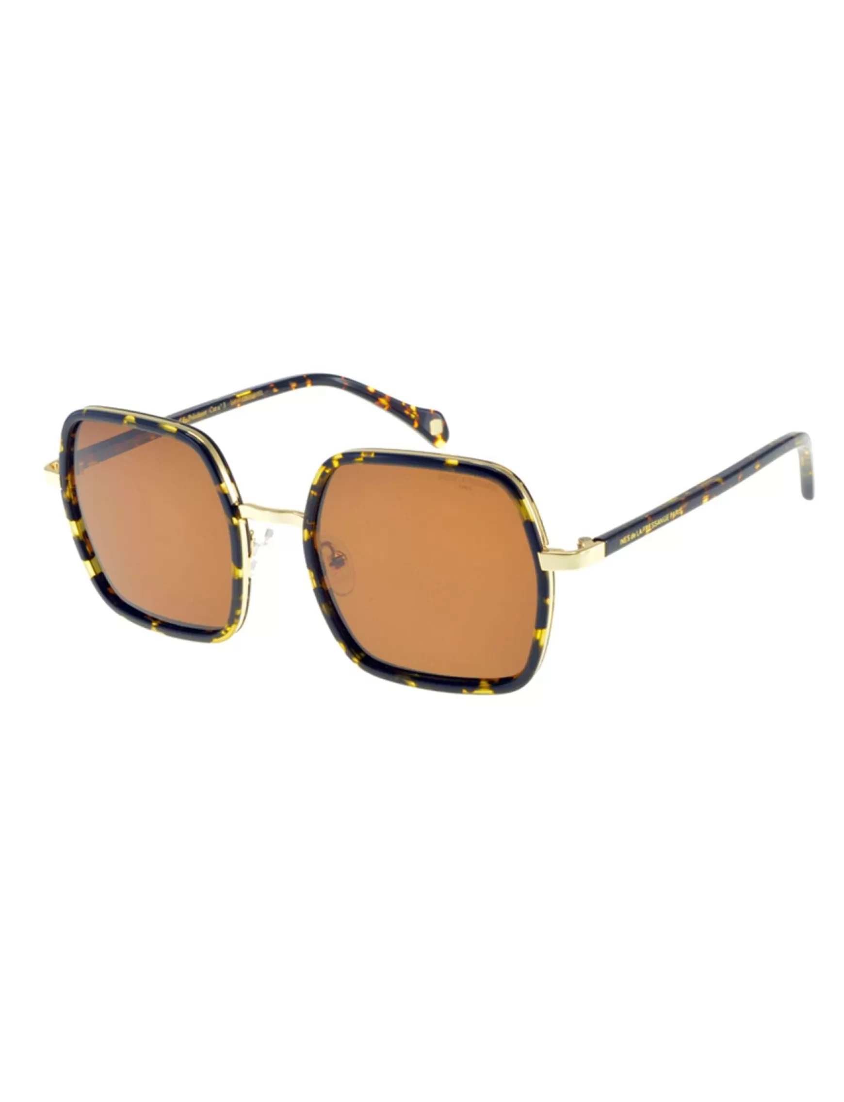 Ines de la Fressange Paris Katherine gold tortoiseshell sunglasses Clearance