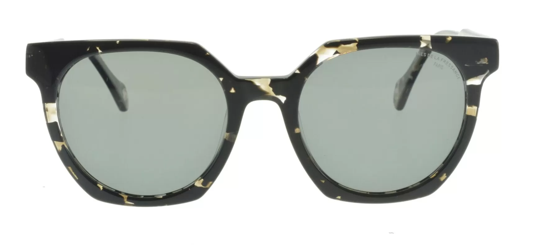 Ines de la Fressange Paris Laura black marbled sunglasses Best Sale