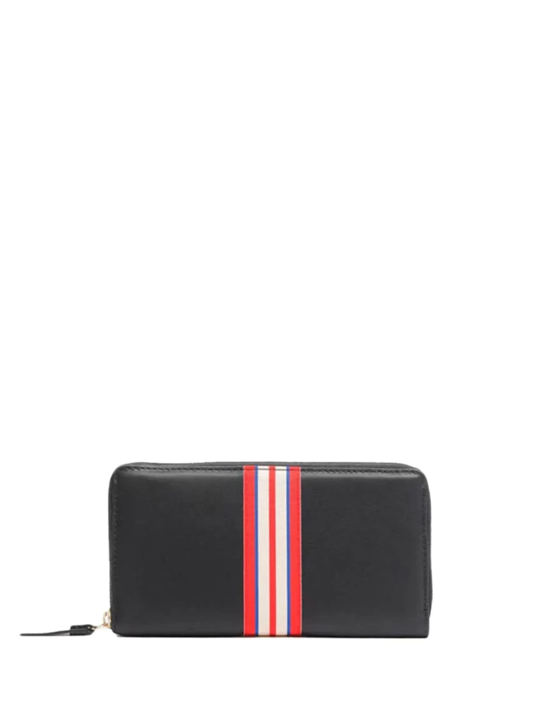 Ines de la Fressange Paris Le Parisien black leather wallet Online