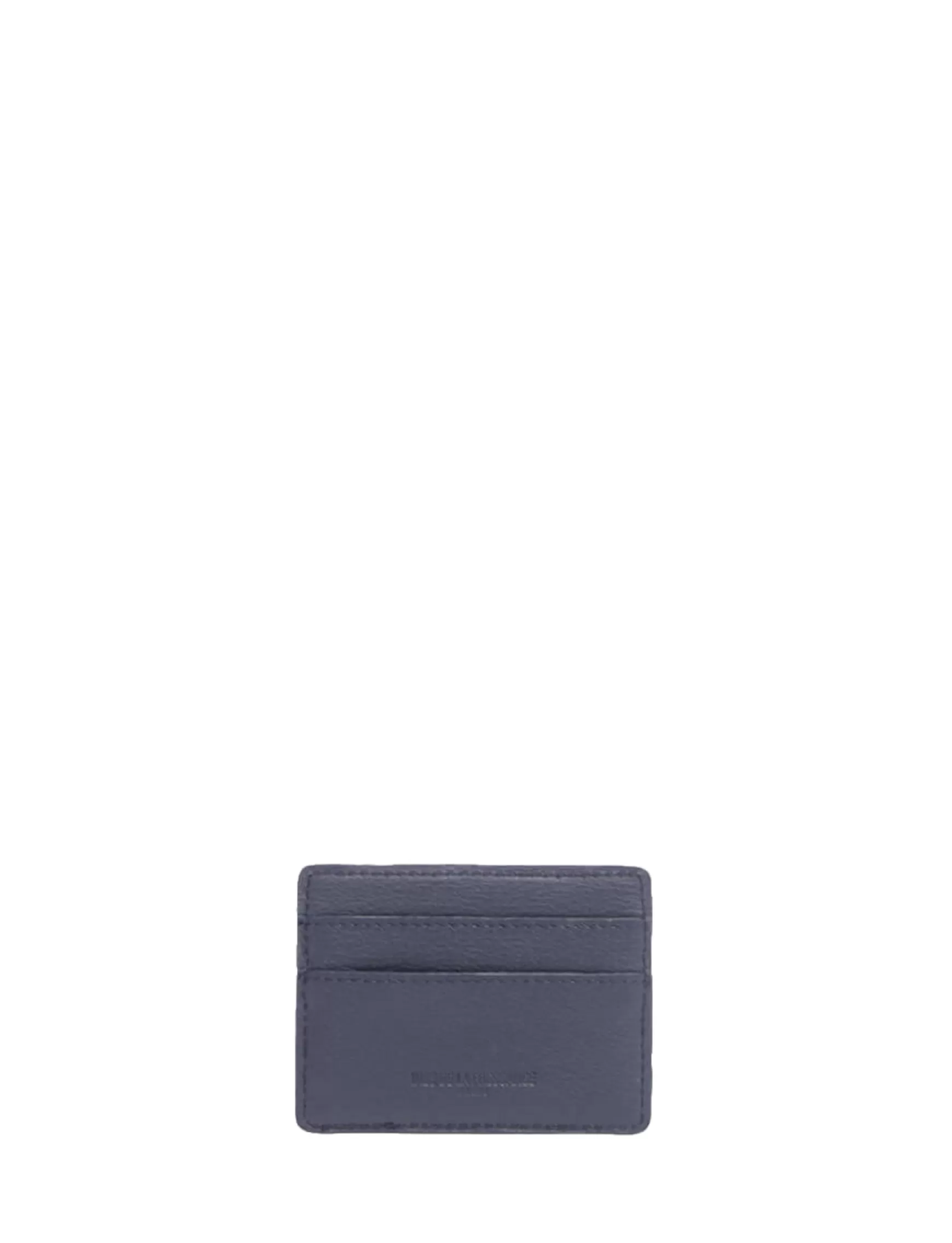 Ines de la Fressange Paris Le Parisien navy leather simple card holder Discount