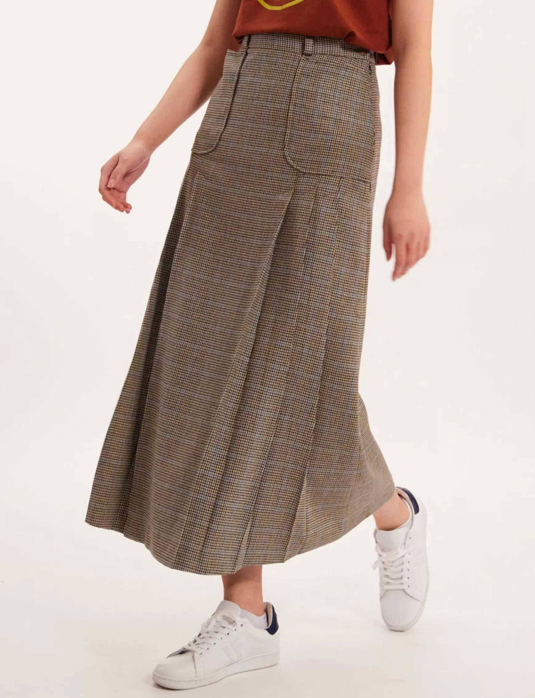 Ines de la Fressange Paris Leila houndstooth skirt Cheap