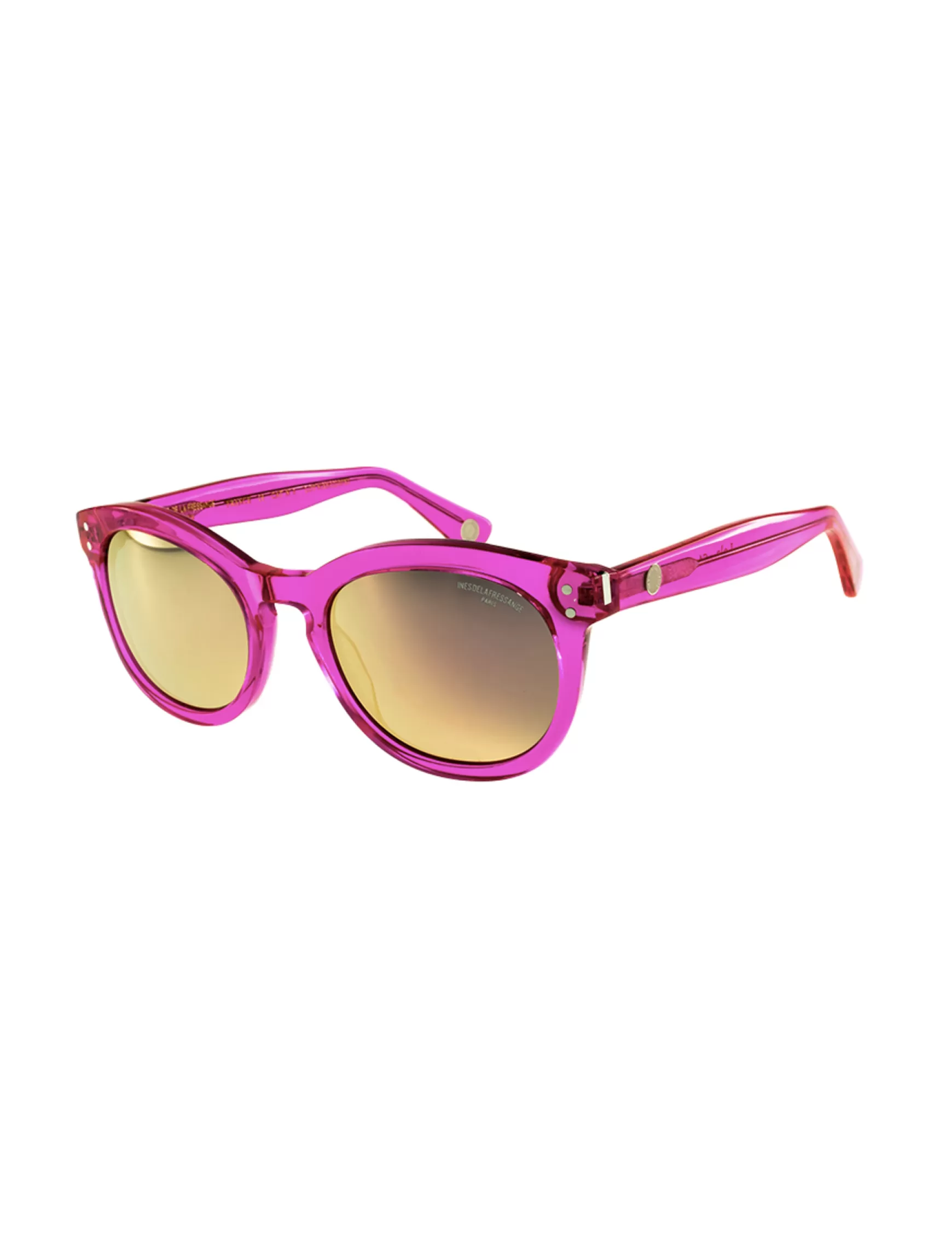 Ines de la Fressange Paris Lola neon pink sunglasses Best