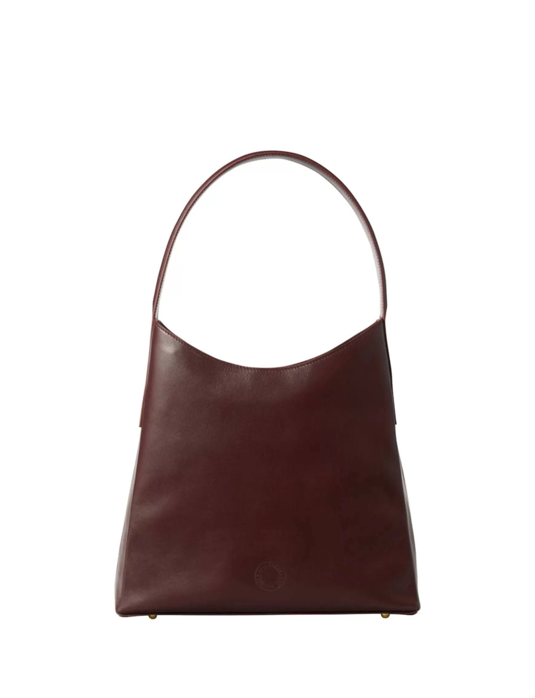 Ines de la Fressange Paris Léonore M burgundy leather bag Best Sale