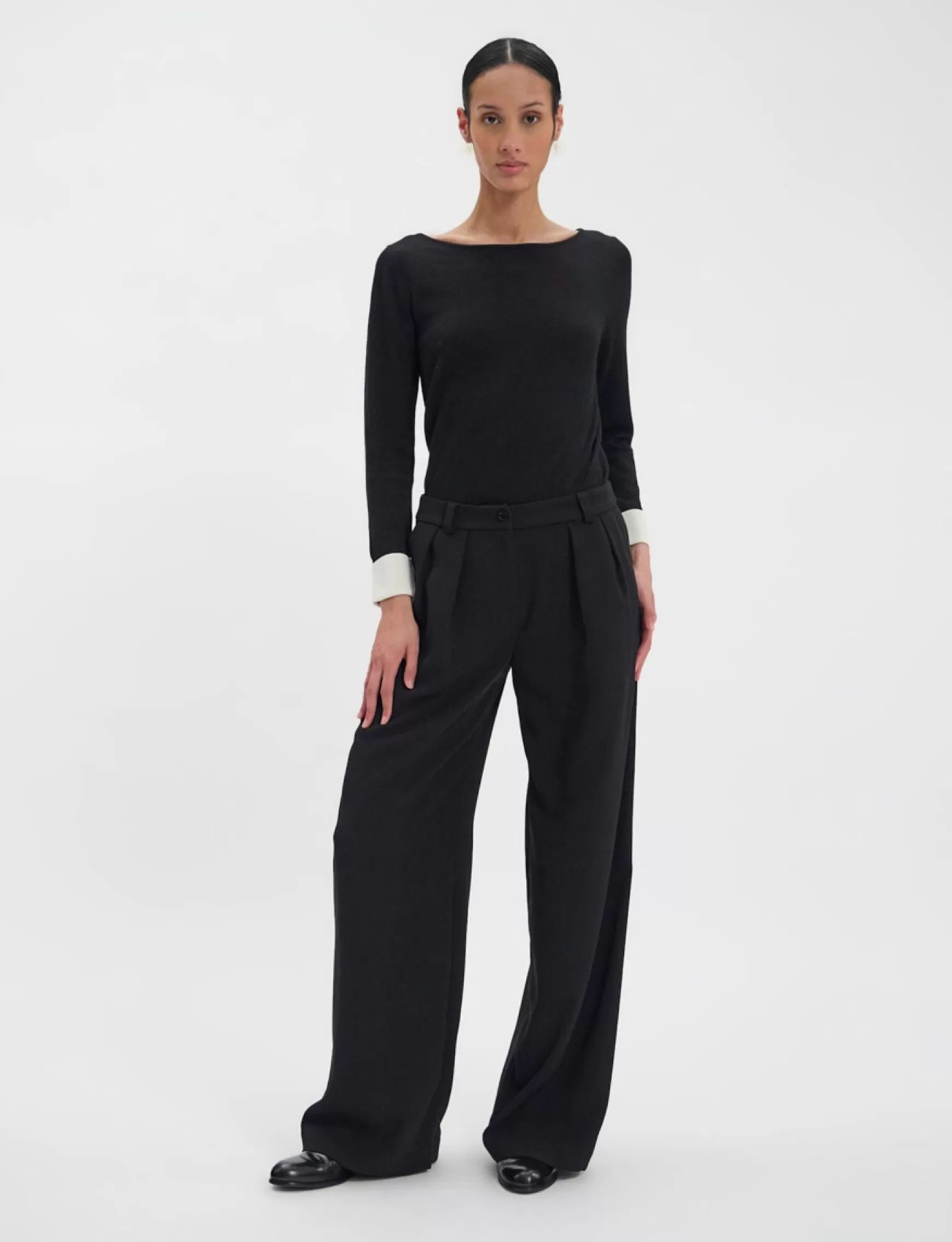 Ines de la Fressange Paris Luciano black trousers Best