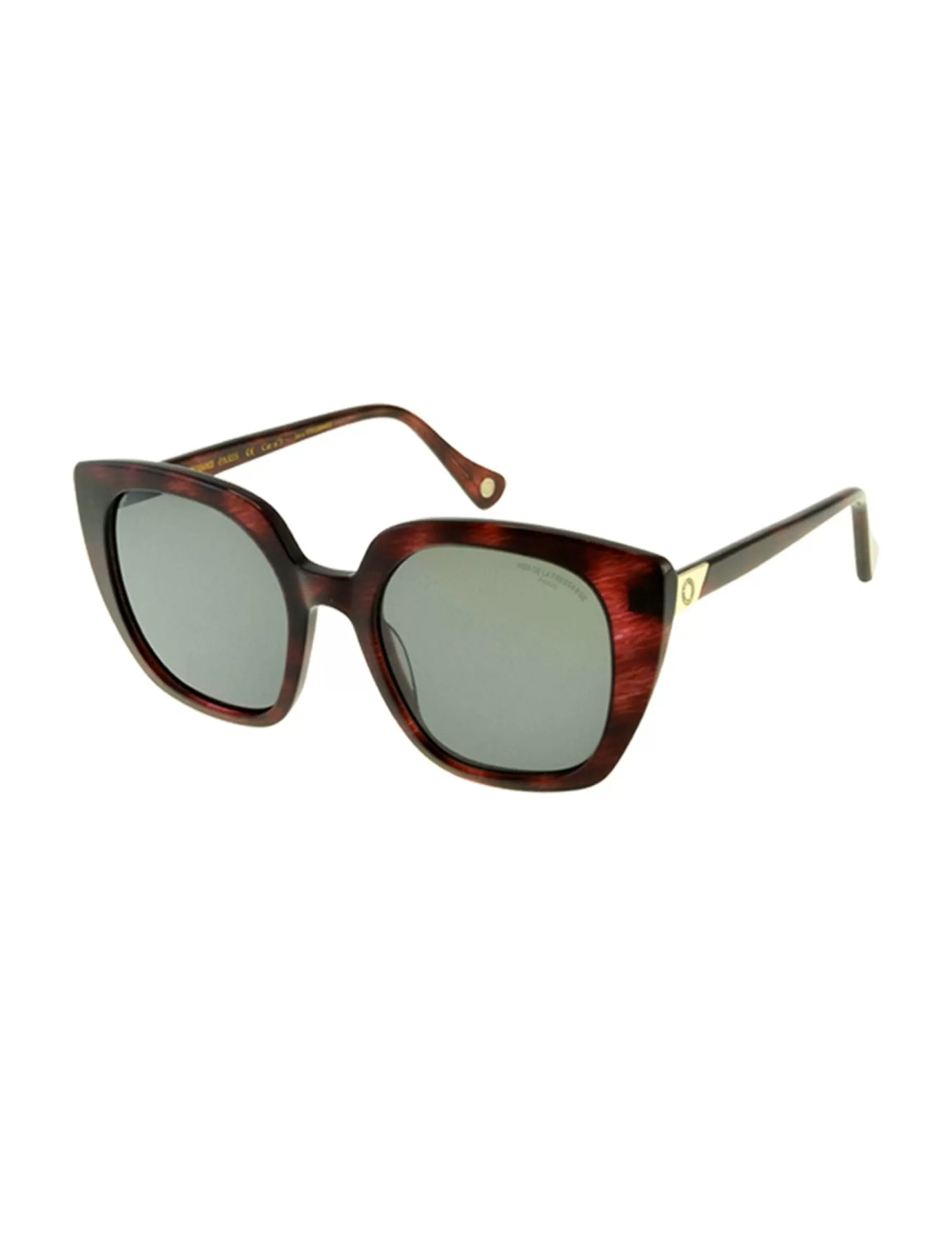 Ines de la Fressange Paris Madeleine red sunglasses New