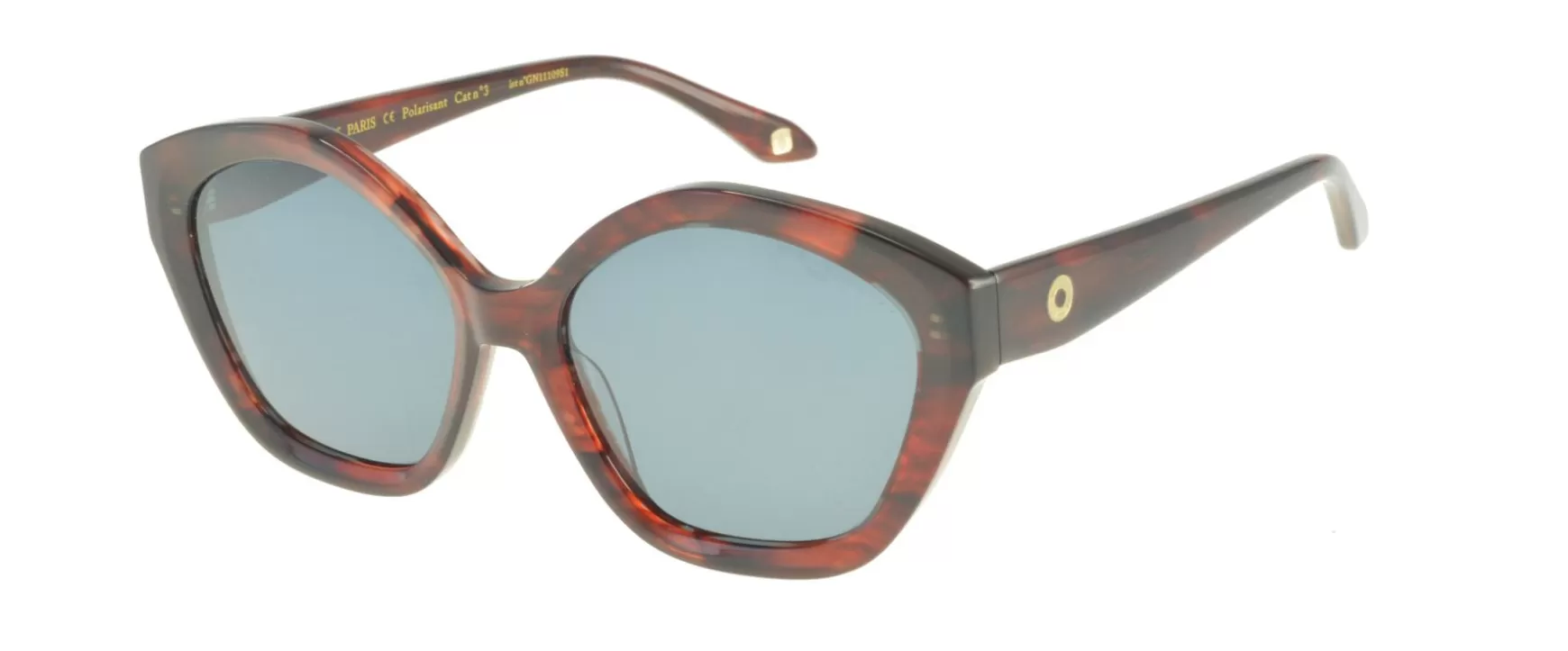 Ines de la Fressange Paris Marbled red Marilyn sunglasses Shop