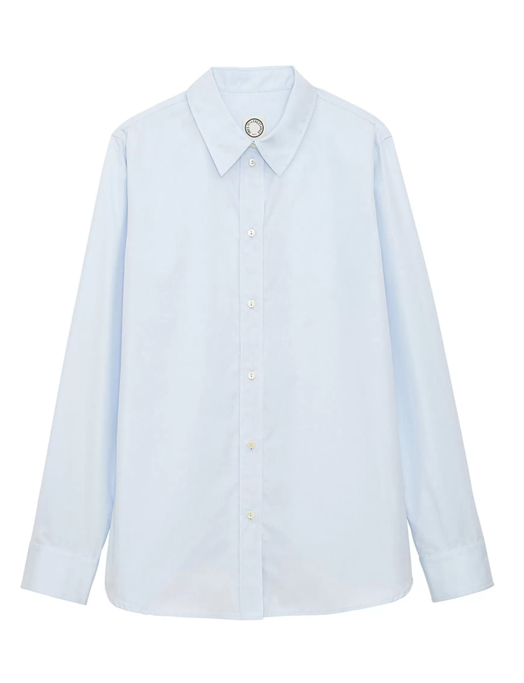 Ines de la Fressange Paris Martin light blue cotton shirt Clearance