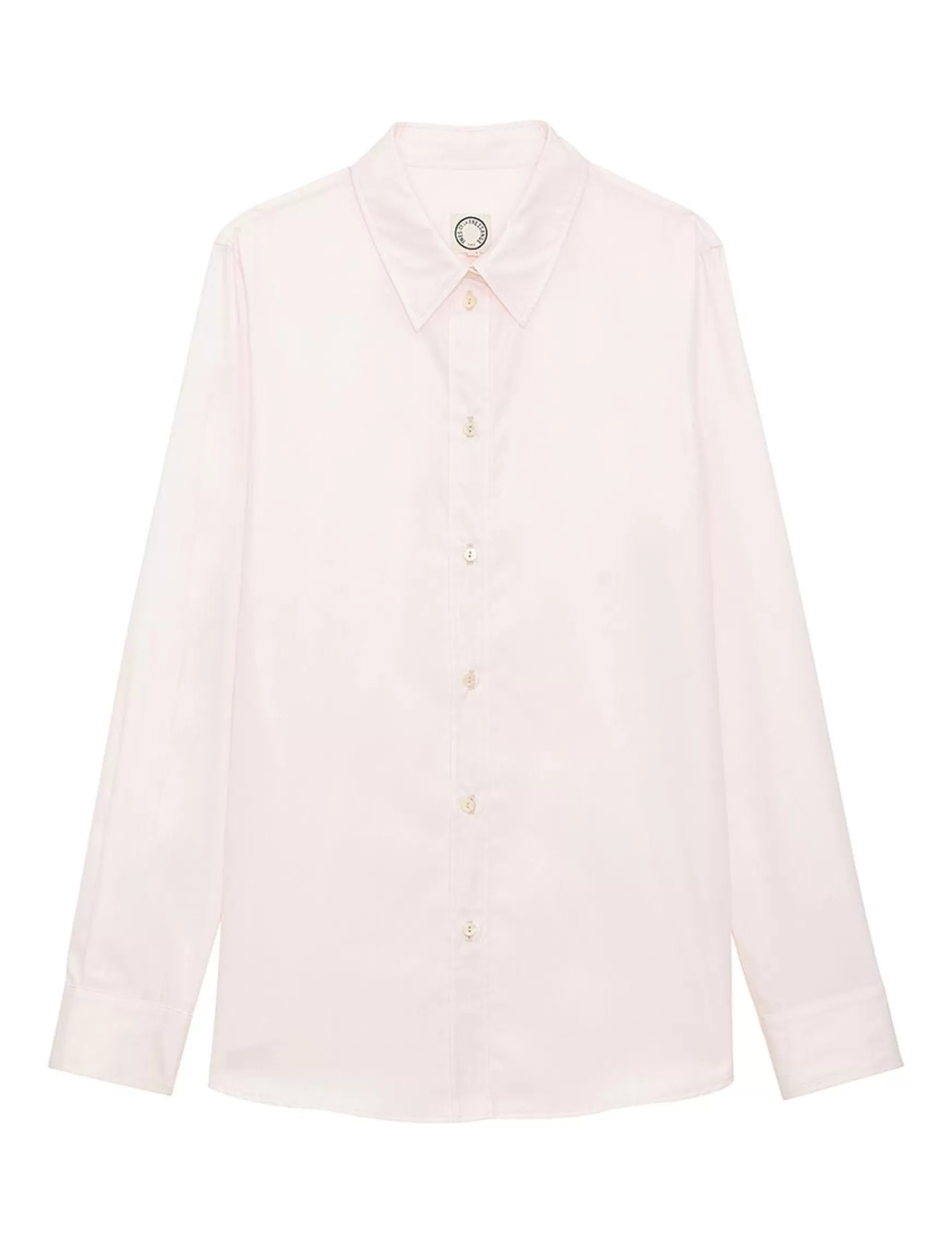 Ines de la Fressange Paris Martin pale pink cotton shirt Do not activate Fashion