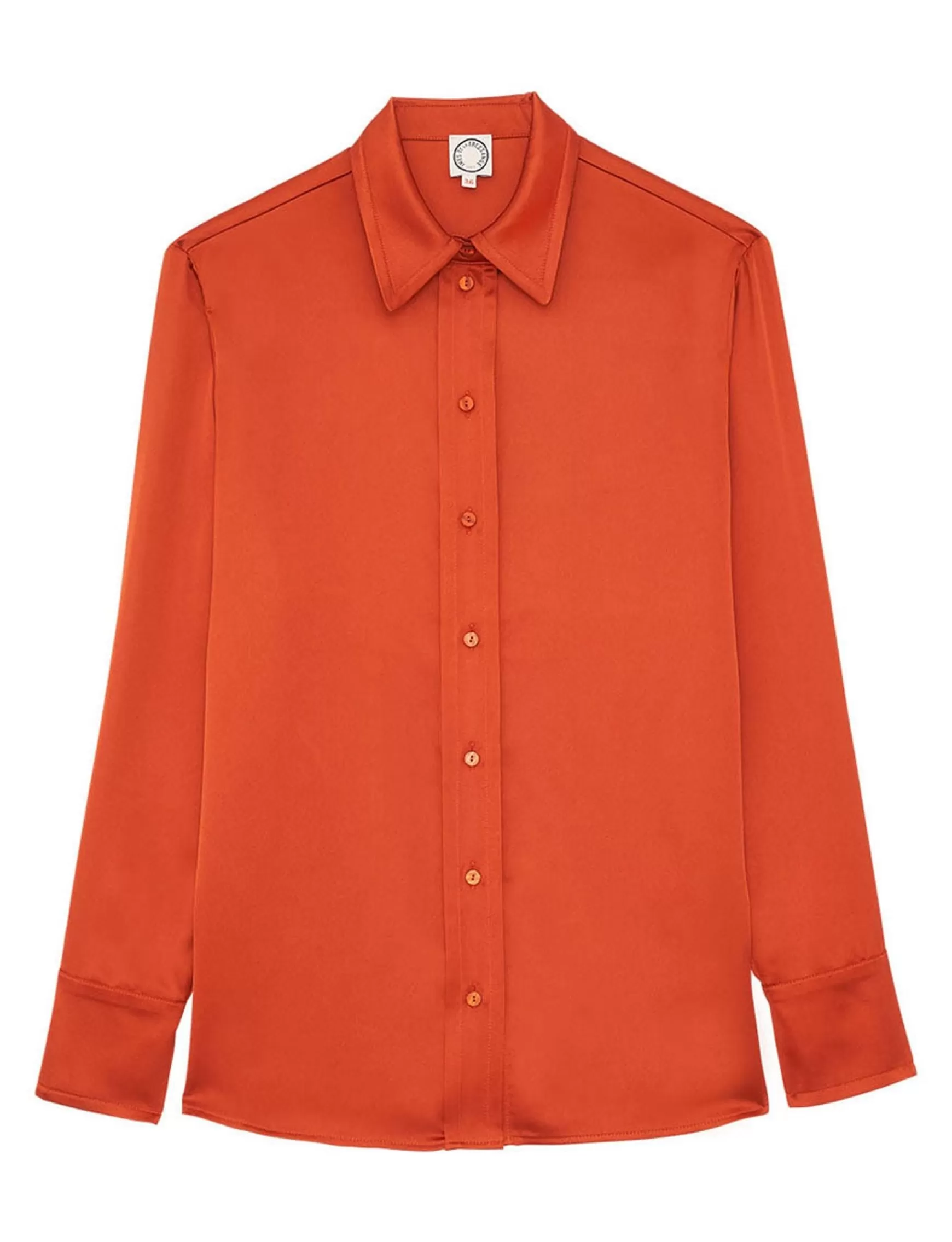 Ines de la Fressange Paris Maureen burnt orange shirt Cheap