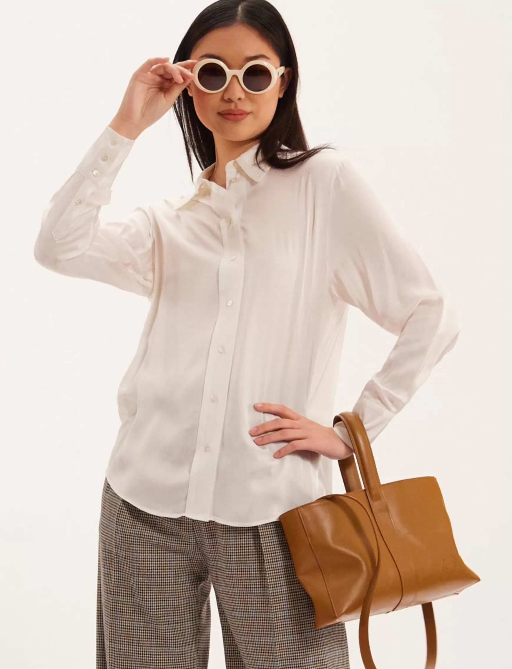 Ines de la Fressange Paris Maureen ecru shirt Online