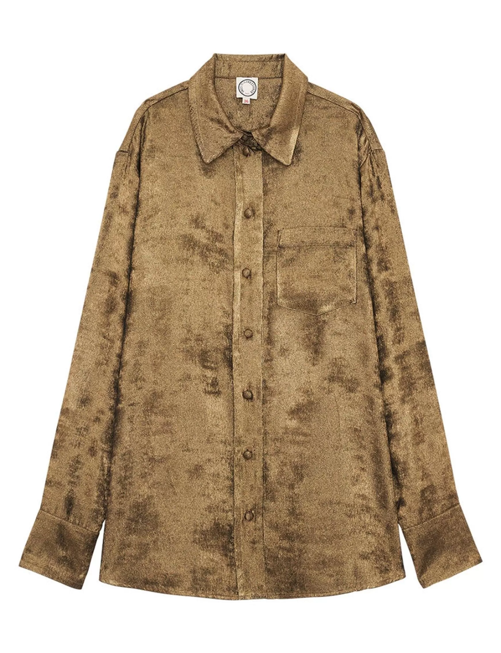 Ines de la Fressange Paris Maureen gold shirt Sale