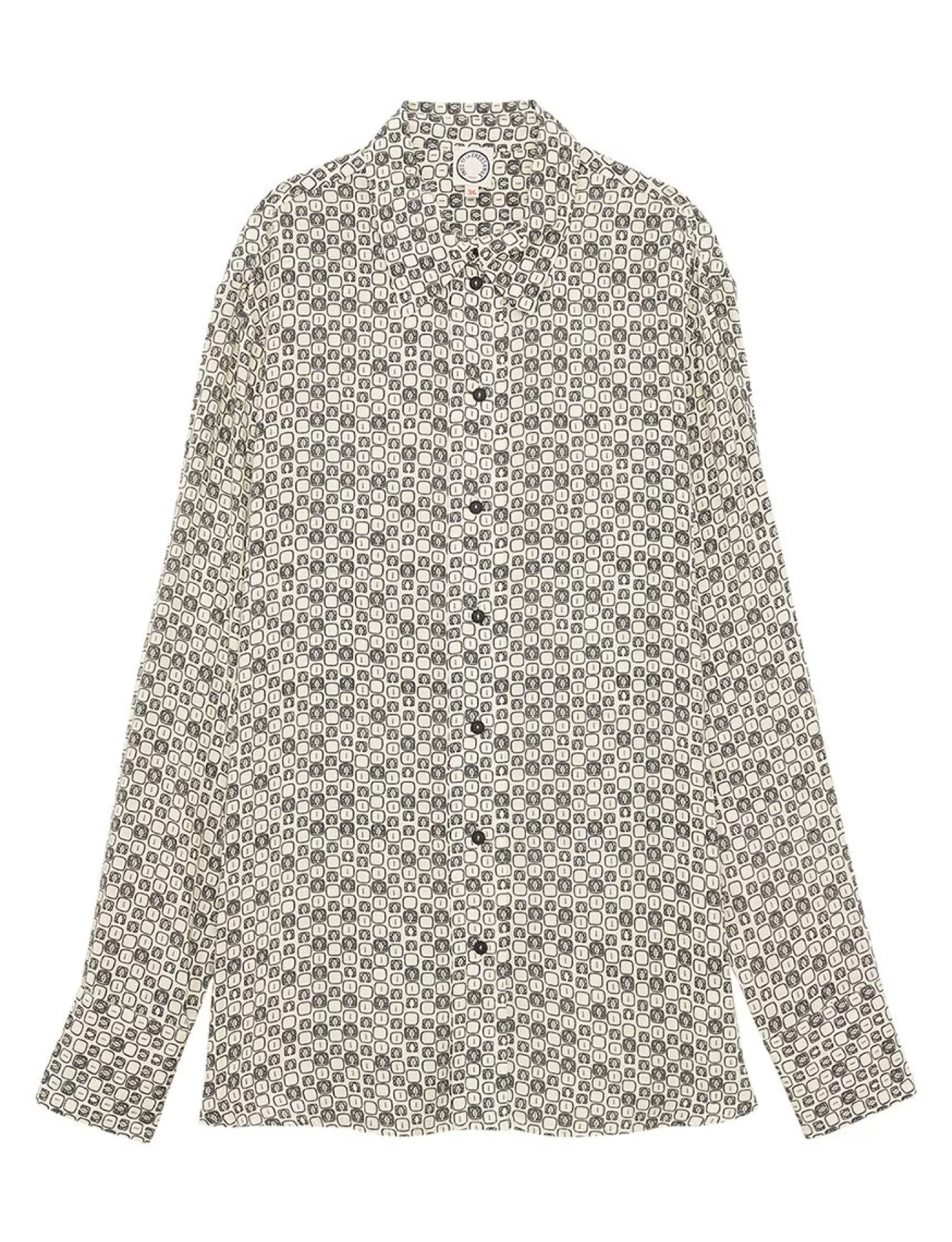 Ines de la Fressange Paris Maureen oak leaf print shirt Online