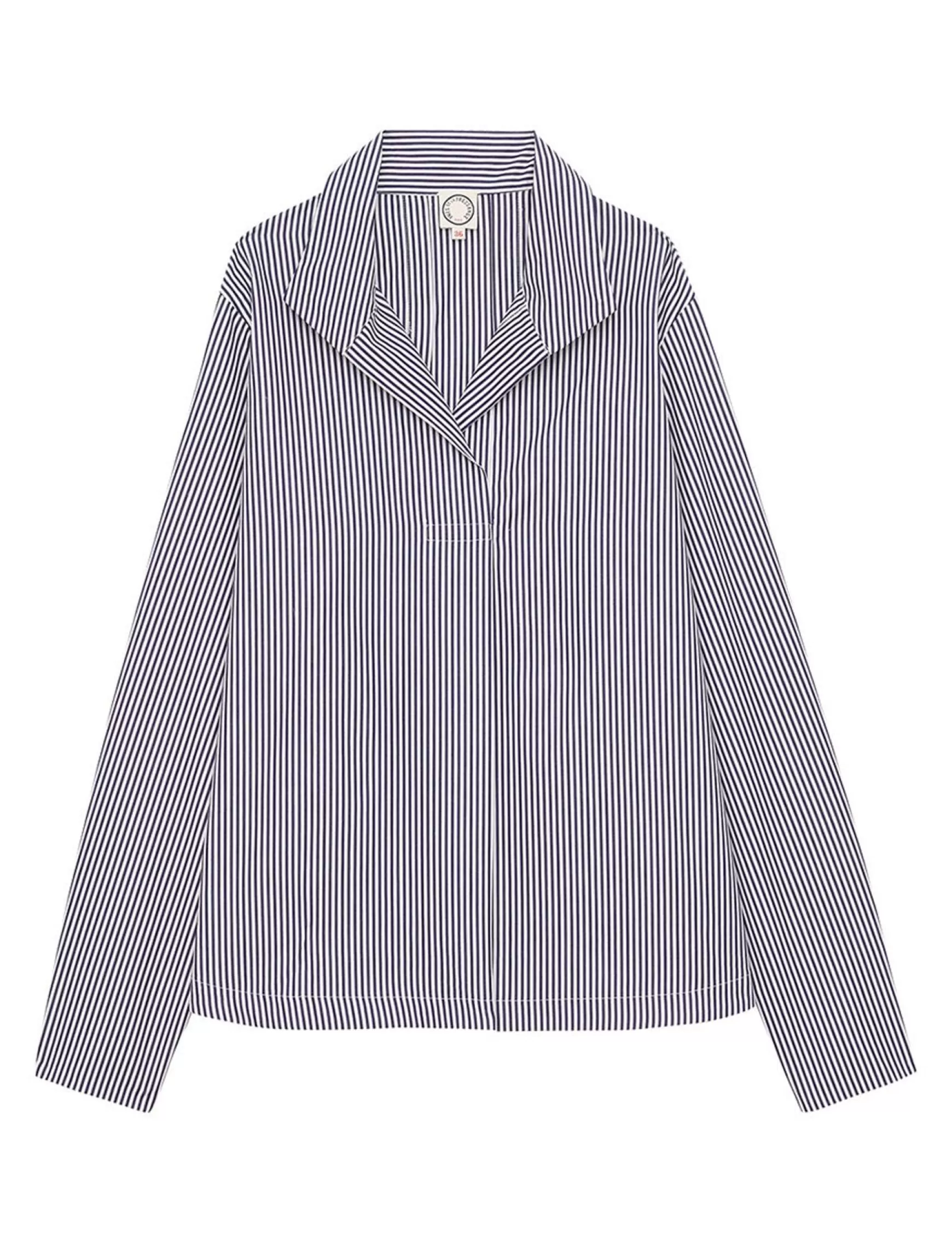 Ines de la Fressange Paris Noa navy/white striped top Flash Sale