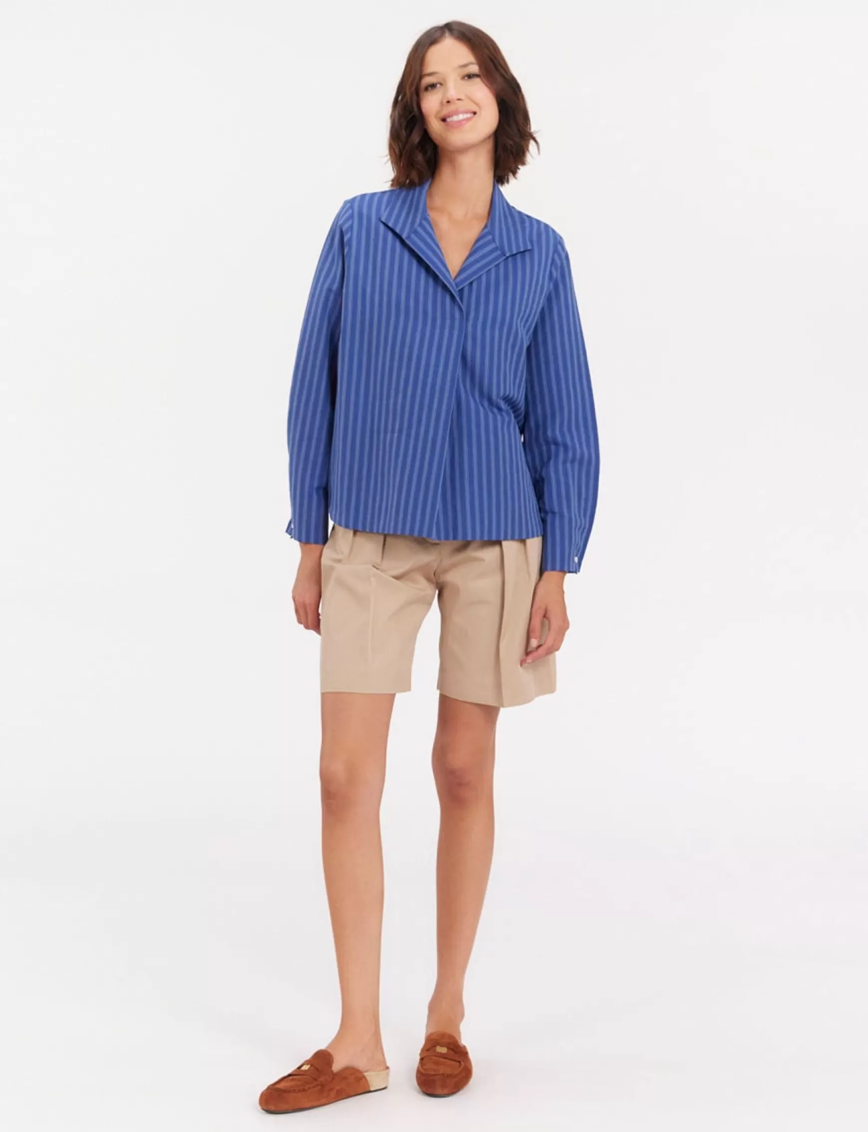 Ines de la Fressange Paris Noa Top Blue Discount