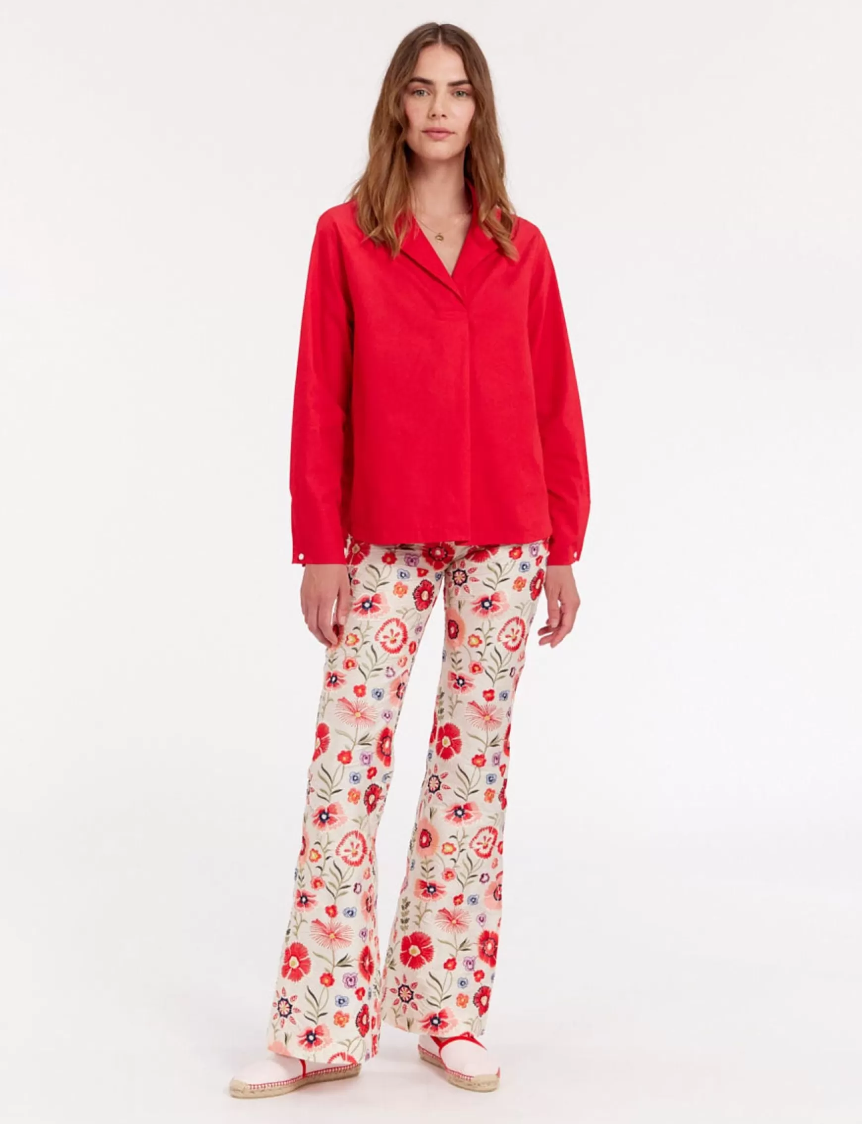 Ines de la Fressange Paris Noa top red Best